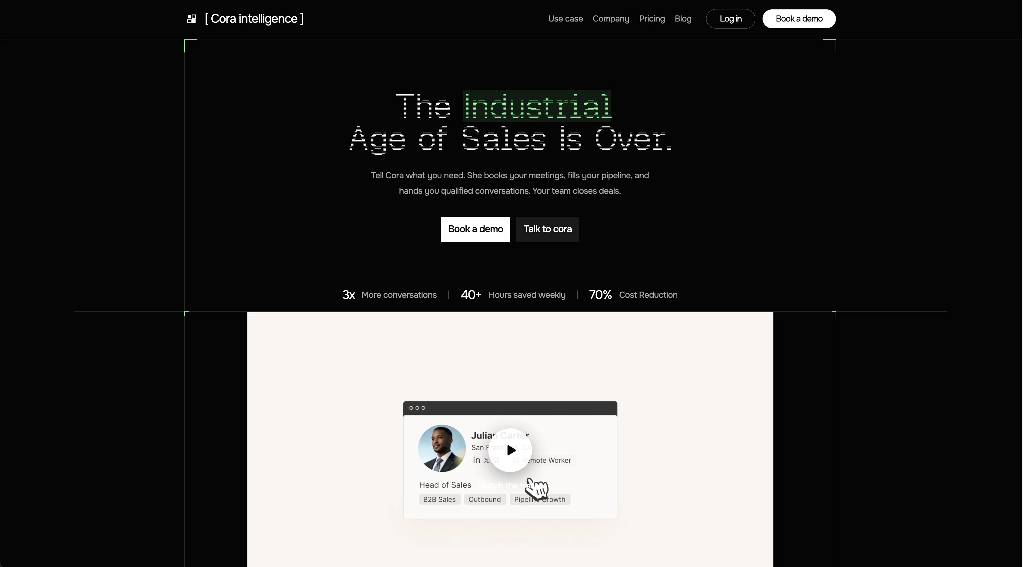 Cora Intelligencev3.6.0 screenshot
