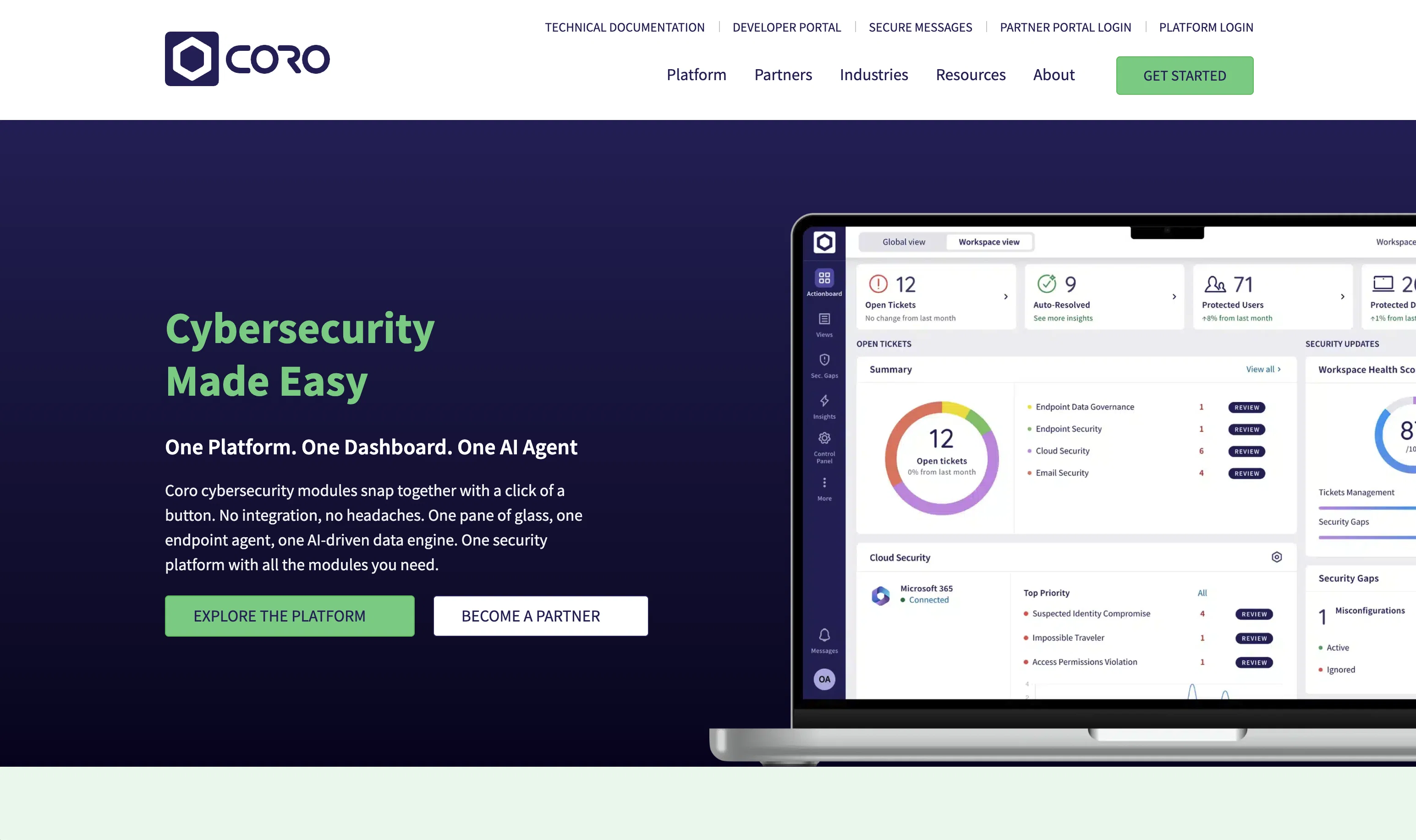 Coro screenshot