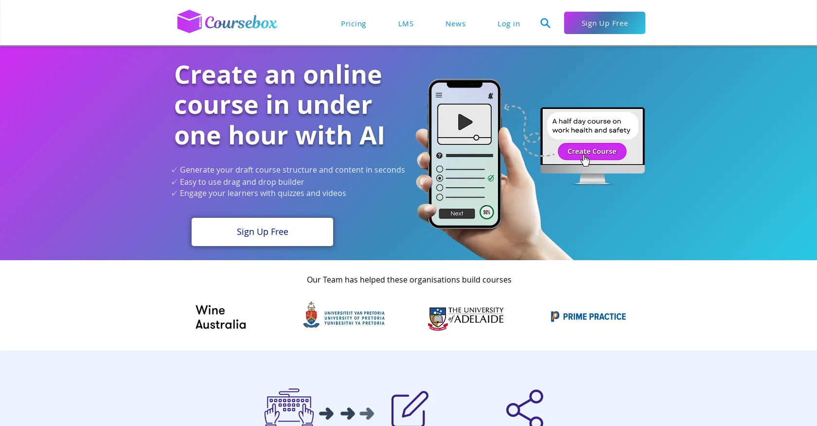 Courseboxv3.0 screenshot