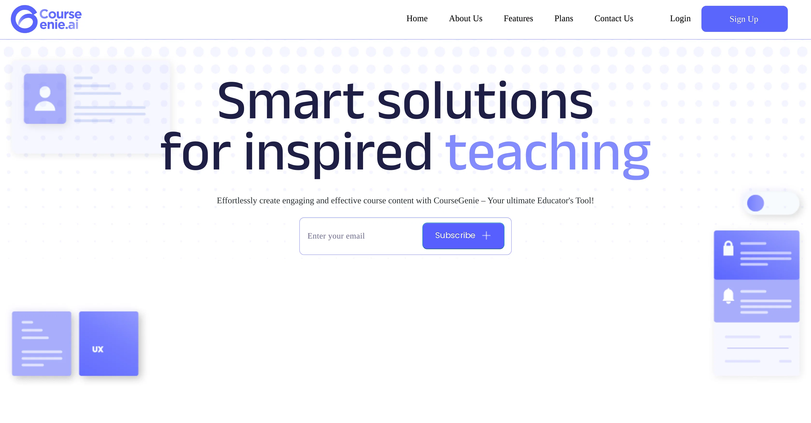 CourseGenie screenshot