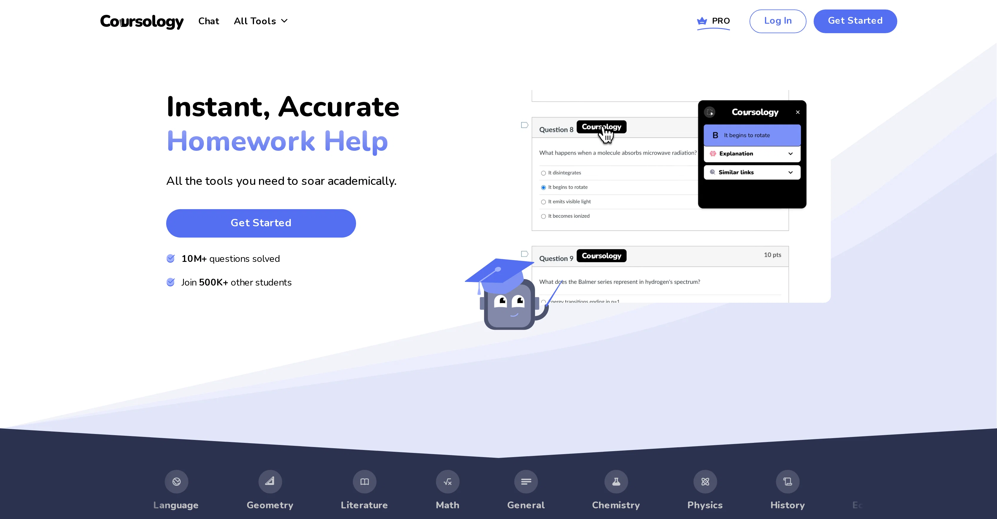 Coursology screenshot