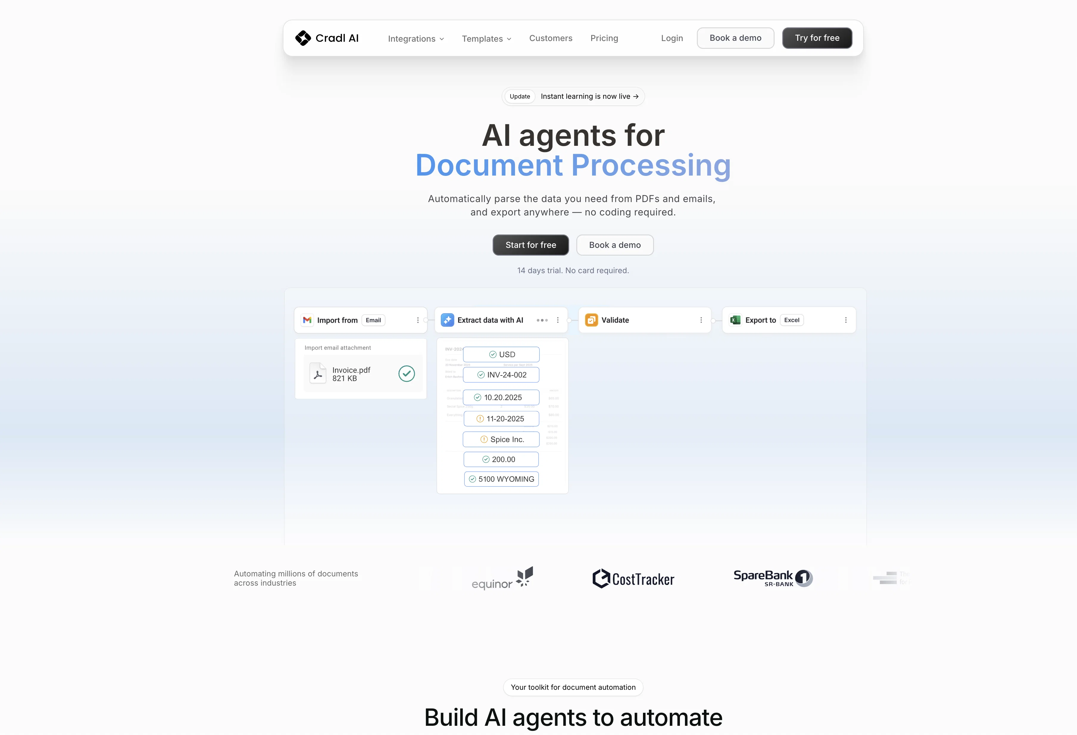 Cradl screenshot