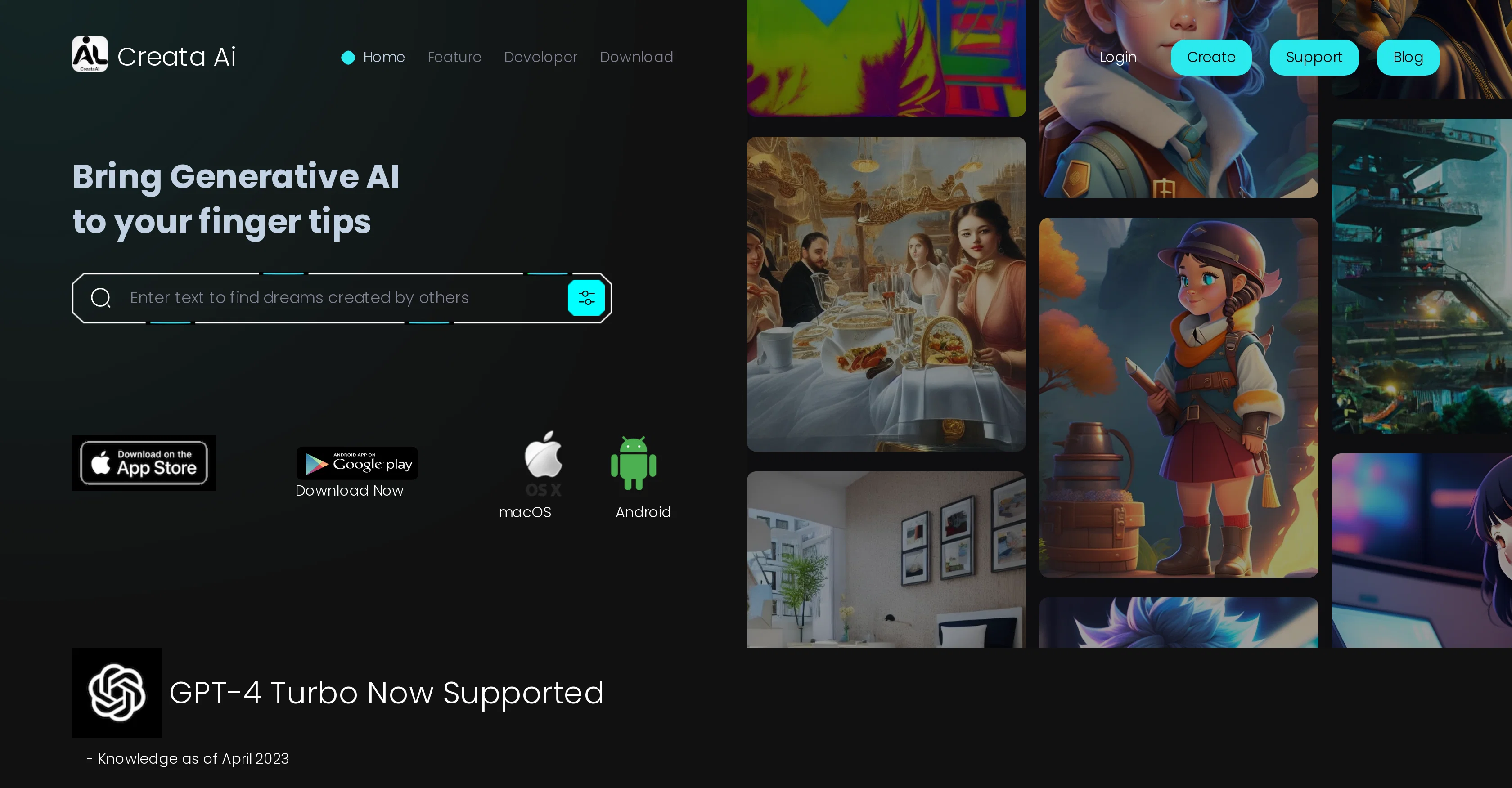 CreataAI screenshot