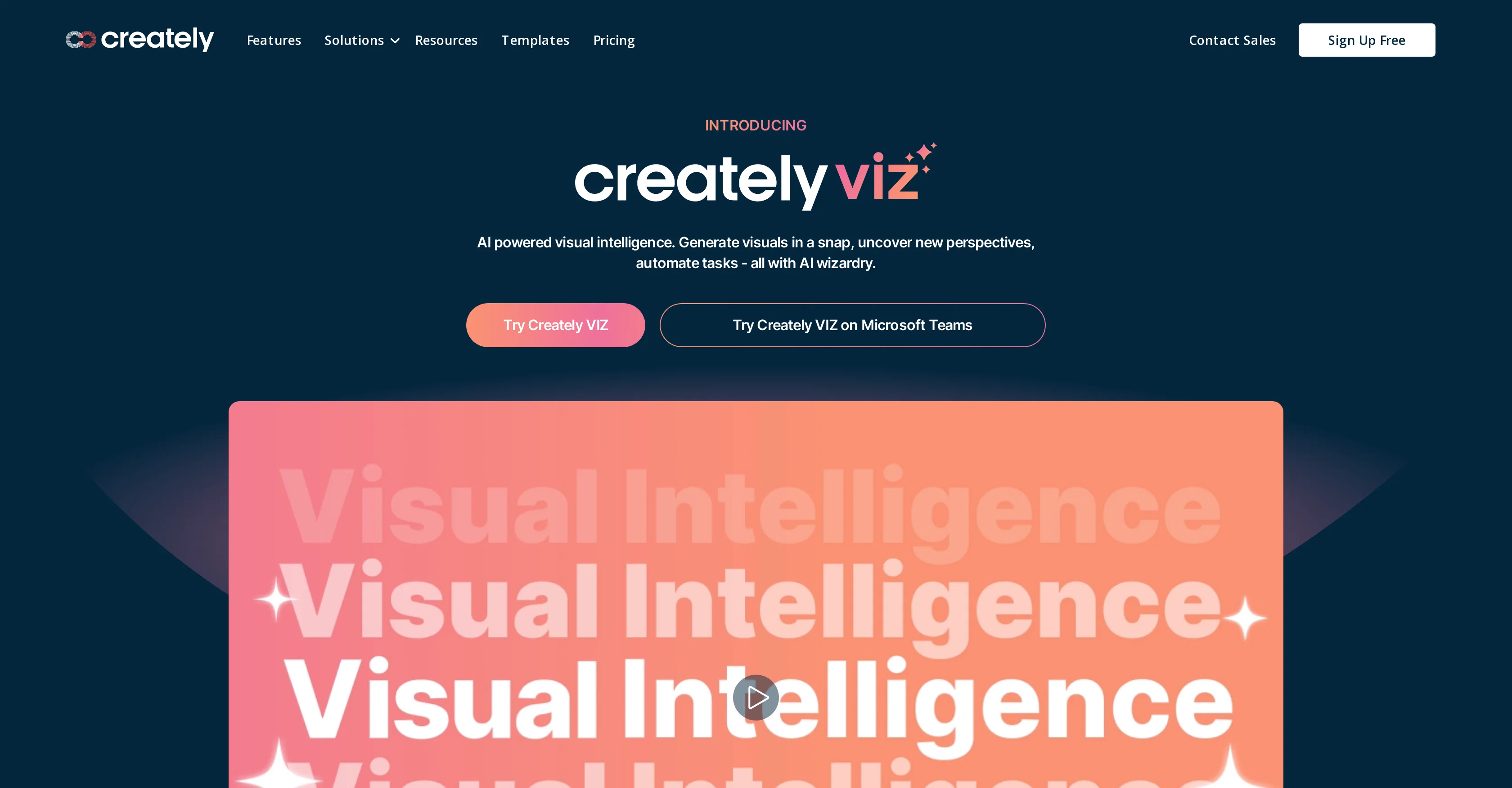 Creately VIZ screenshot