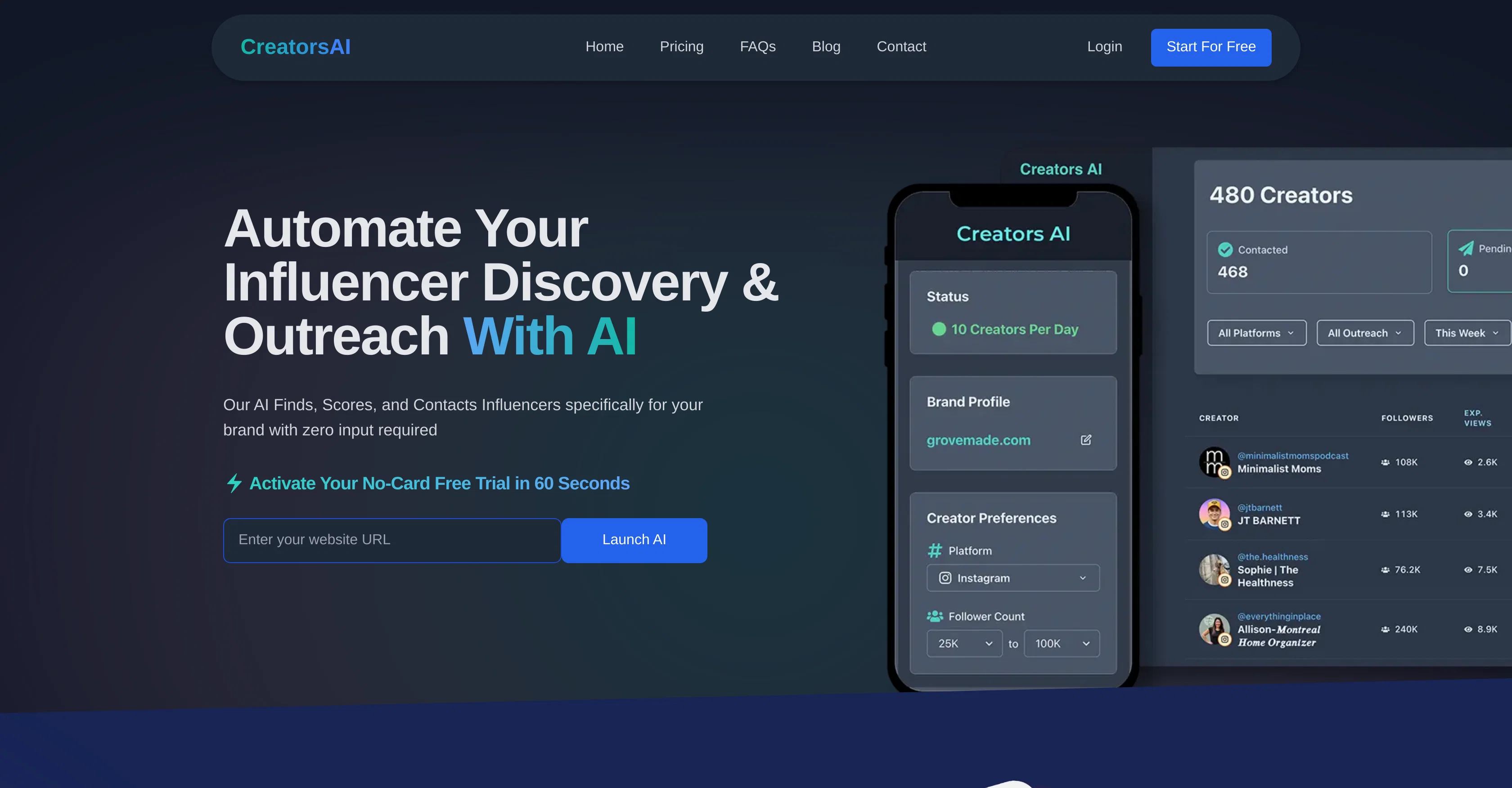 Creators AI screenshot