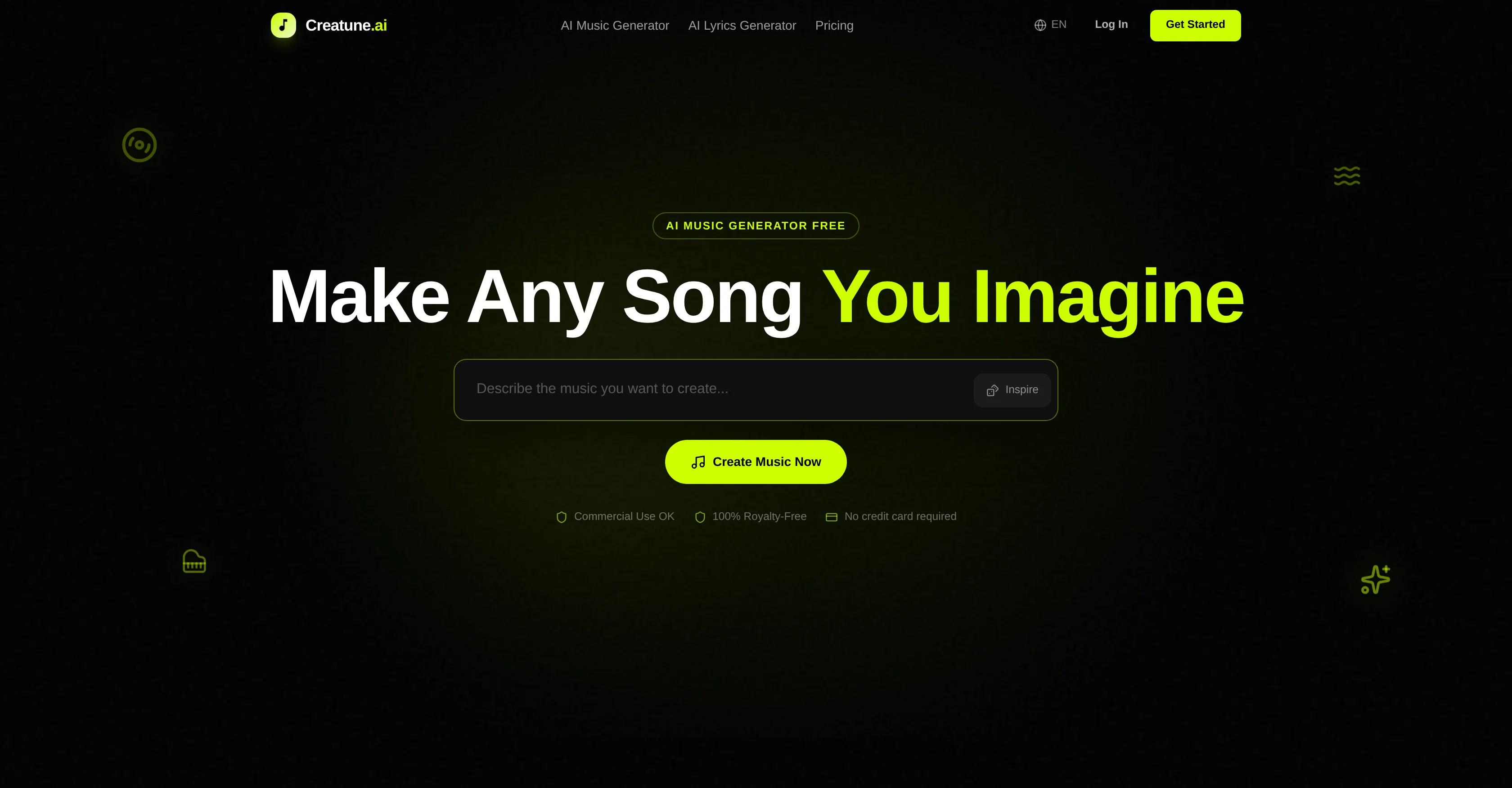 Creatune screenshot