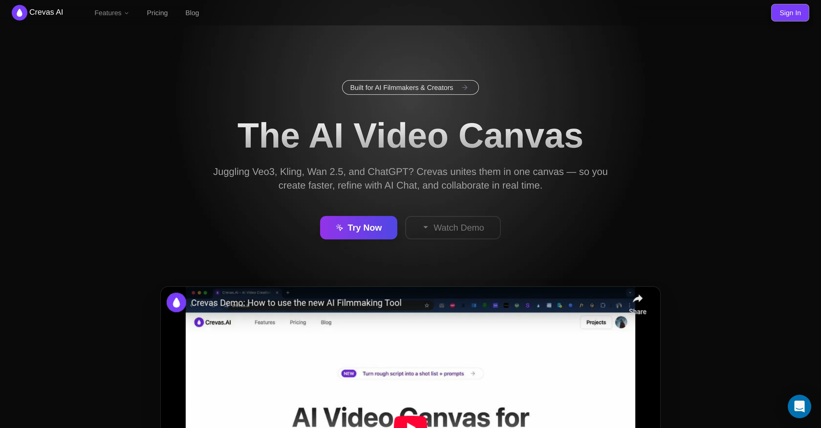 Crevas AI screenshot