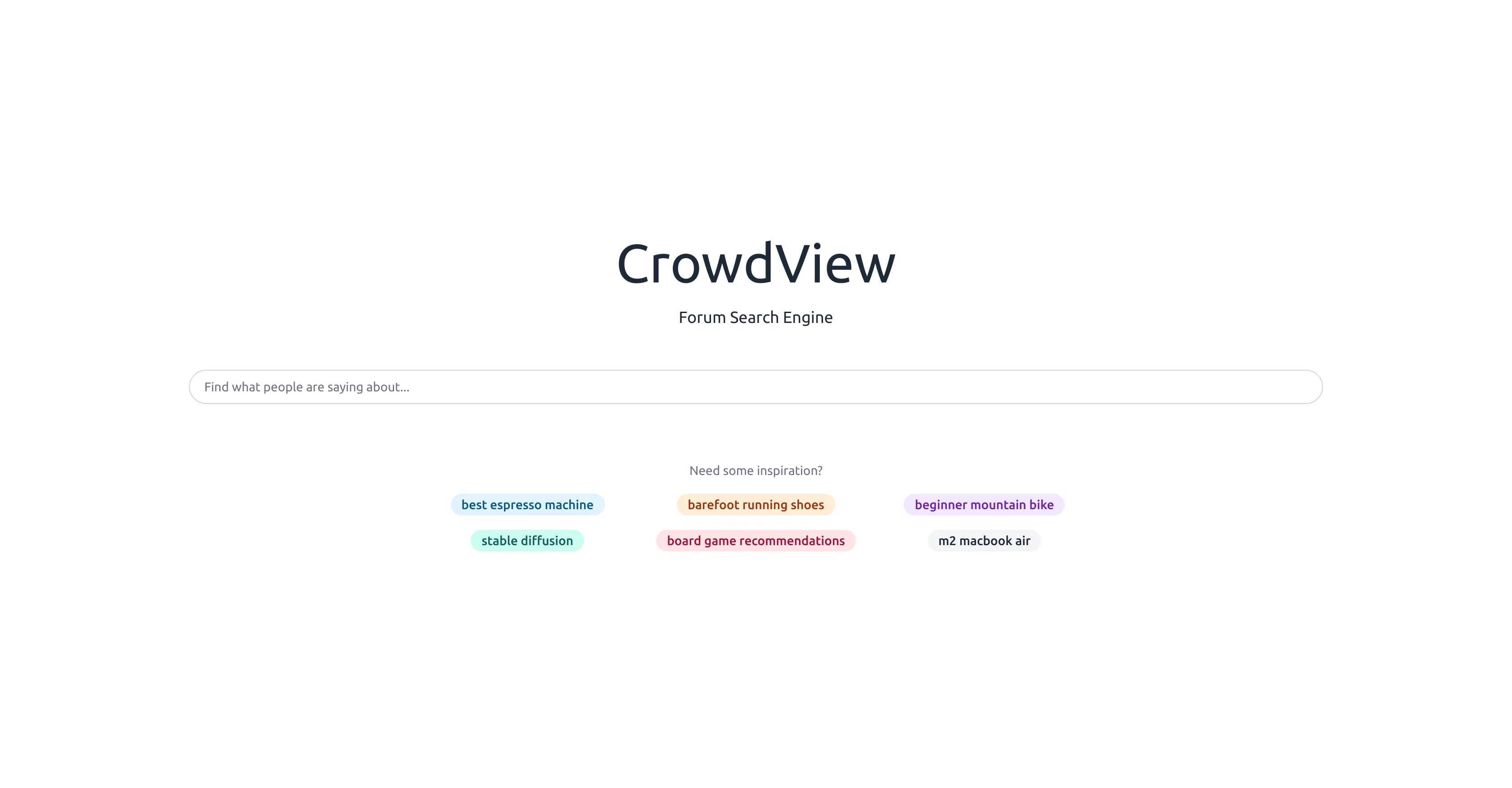 CrowdView screenshot