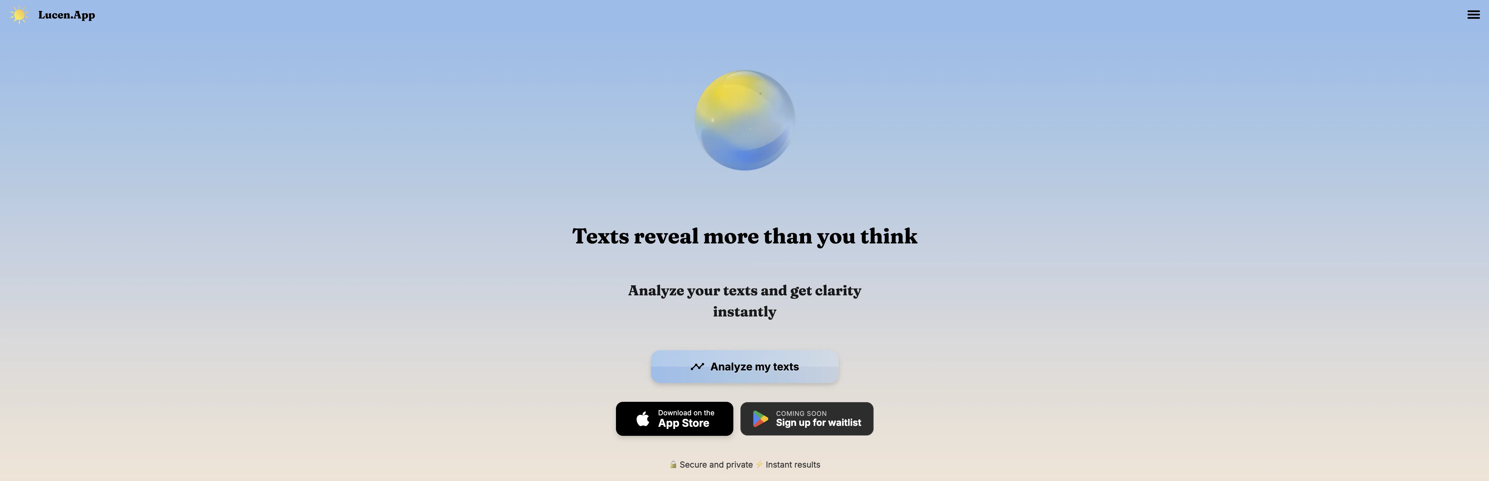 Lucen.app screenshot