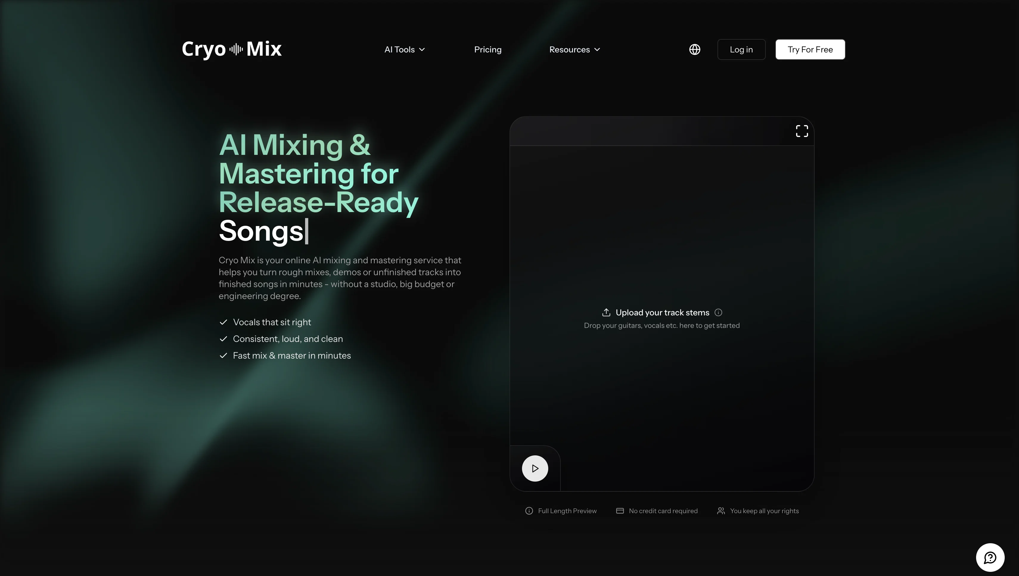 Cryo Mix screenshot