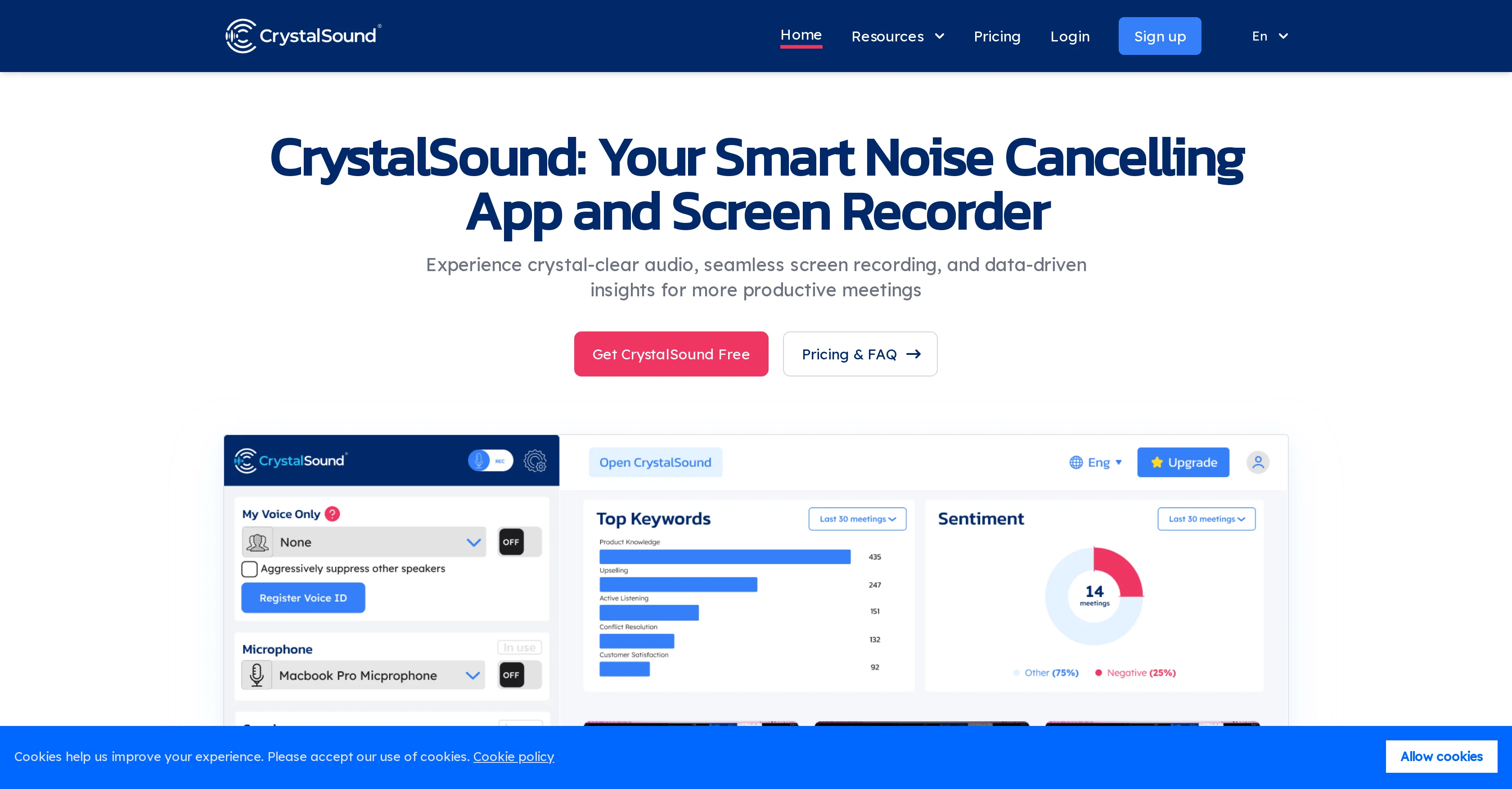 CrystalSound screenshot