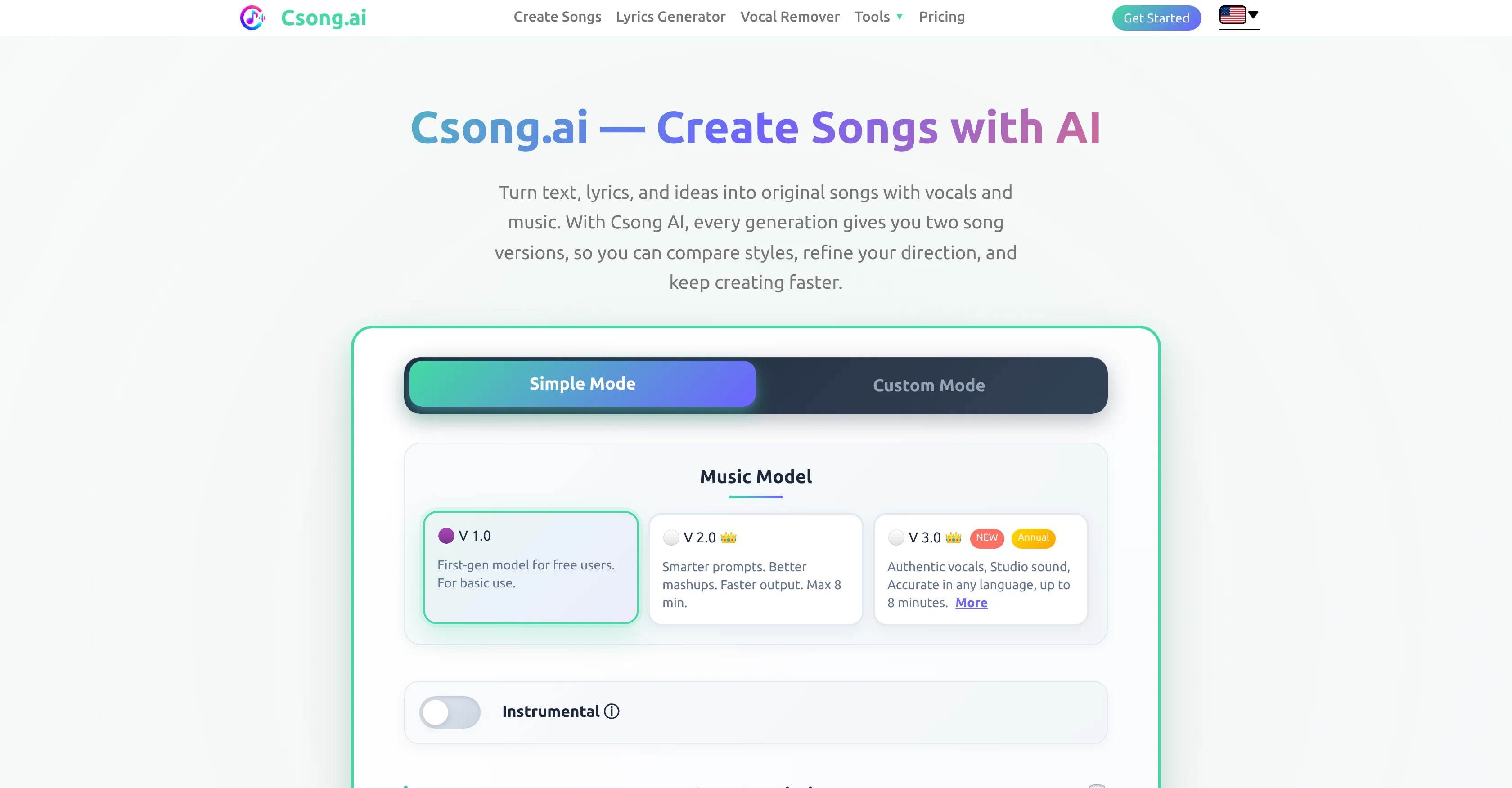 Csong AI screenshot