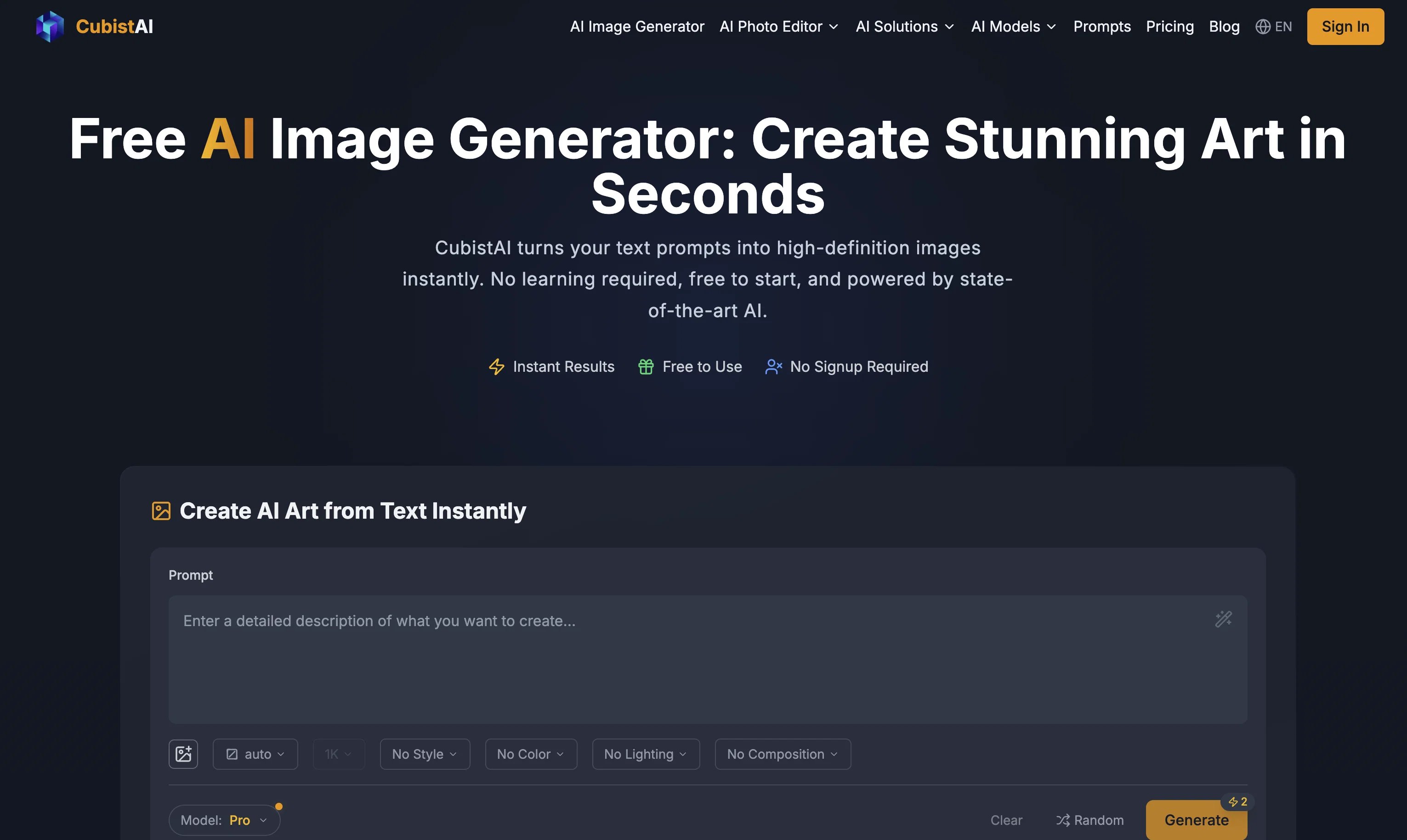 CubistAI screenshot