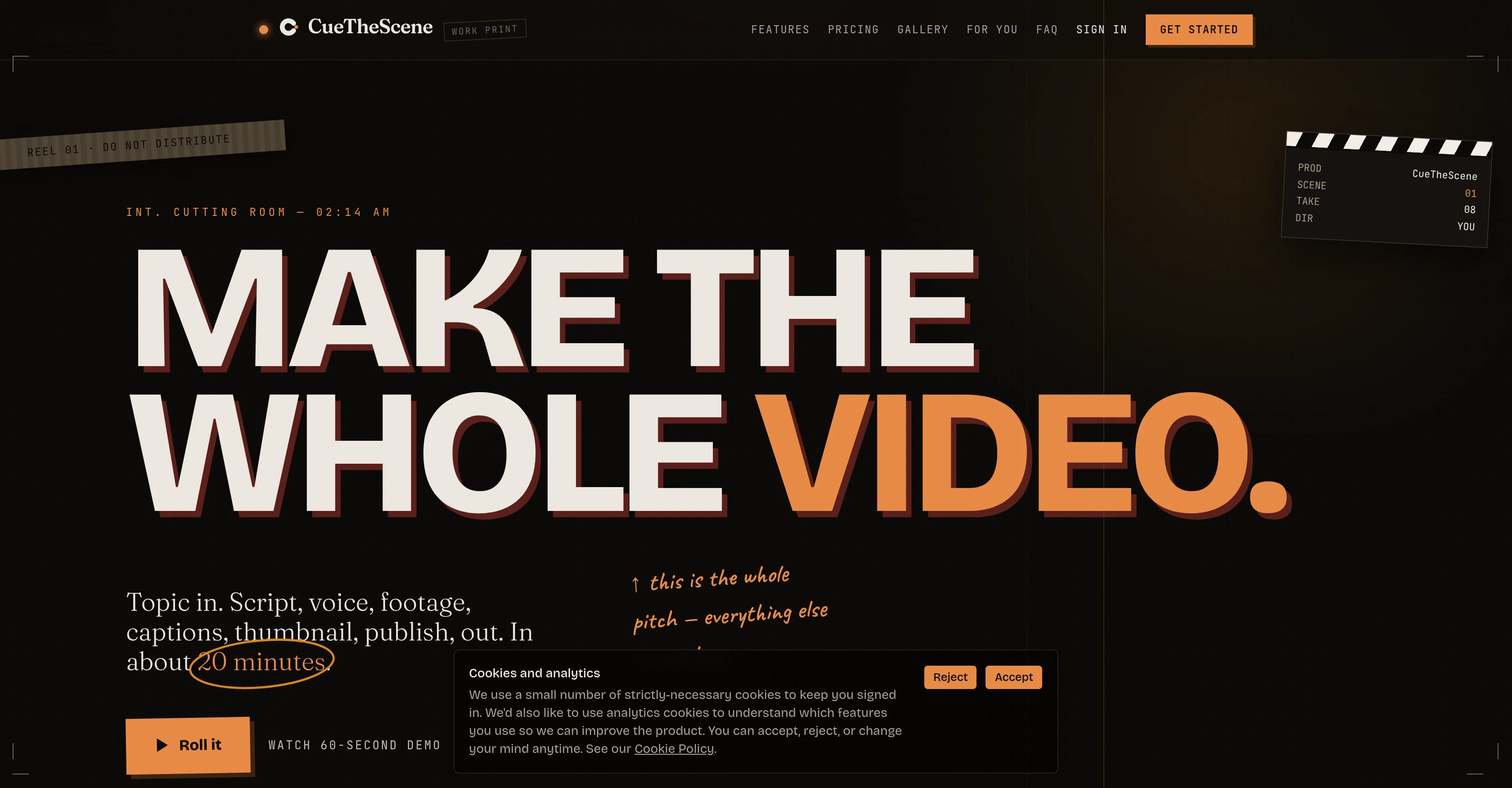 CueTheScene screenshot