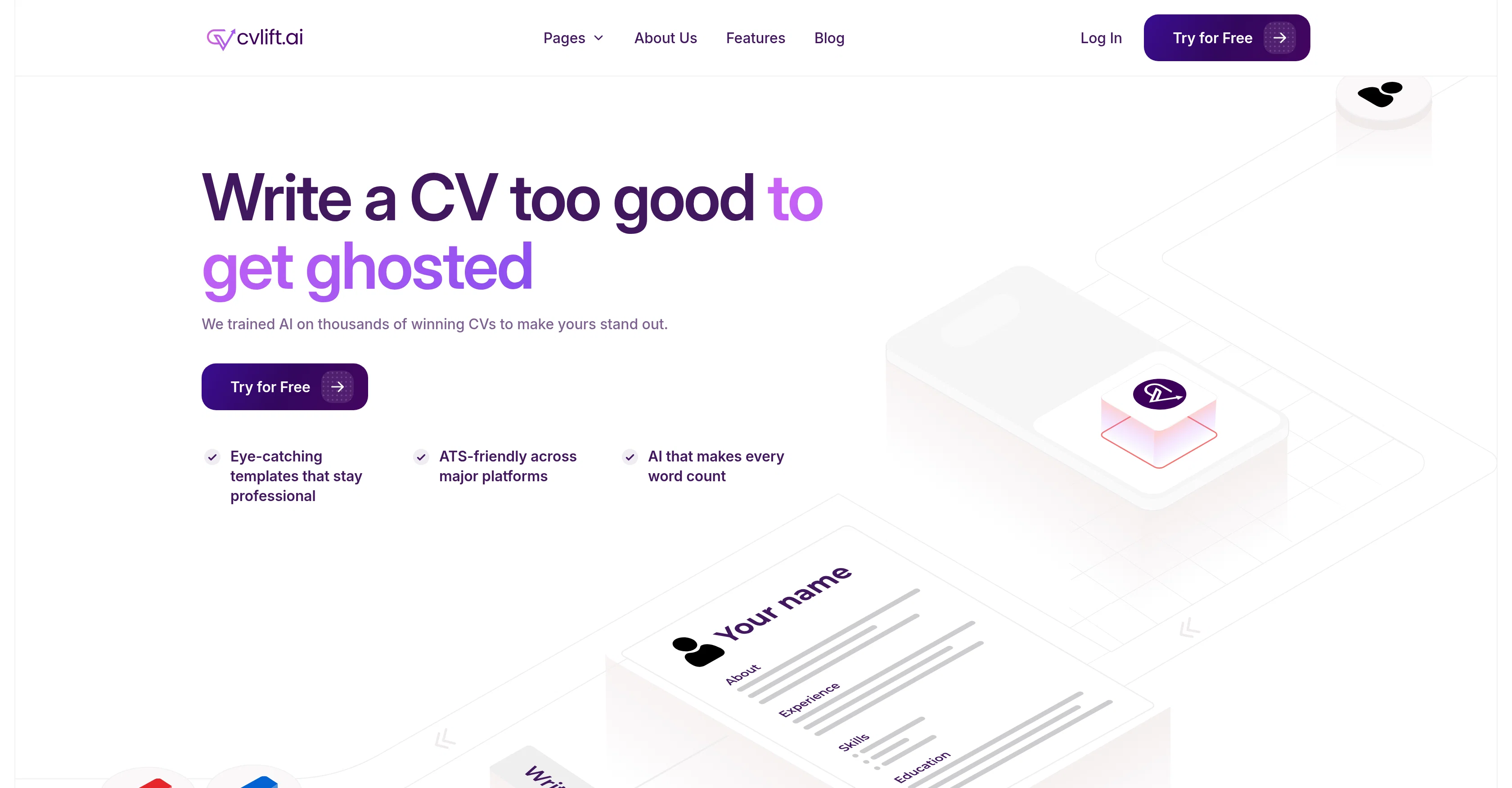 cvlift.ai screenshot