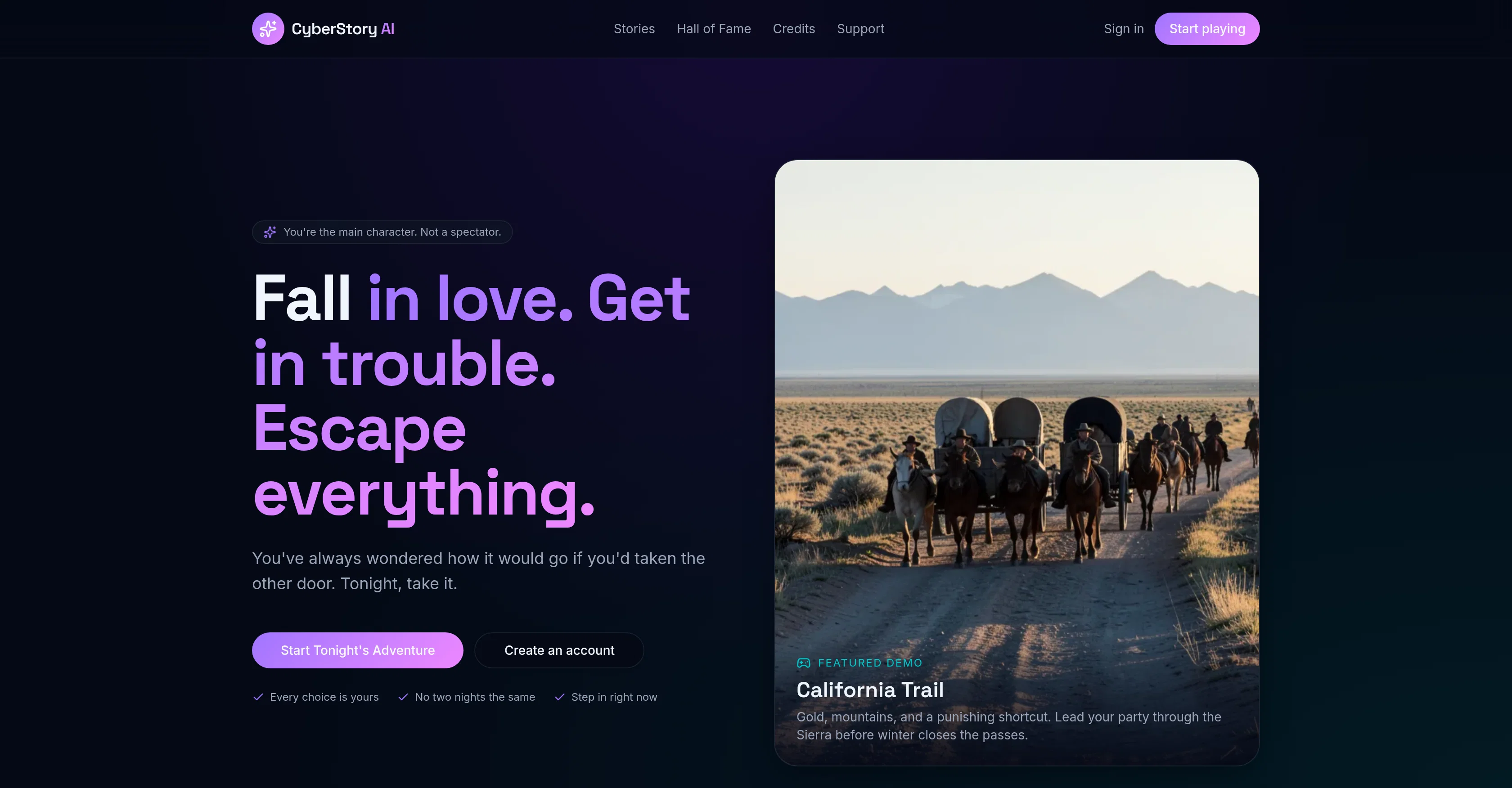 CyberStory screenshot