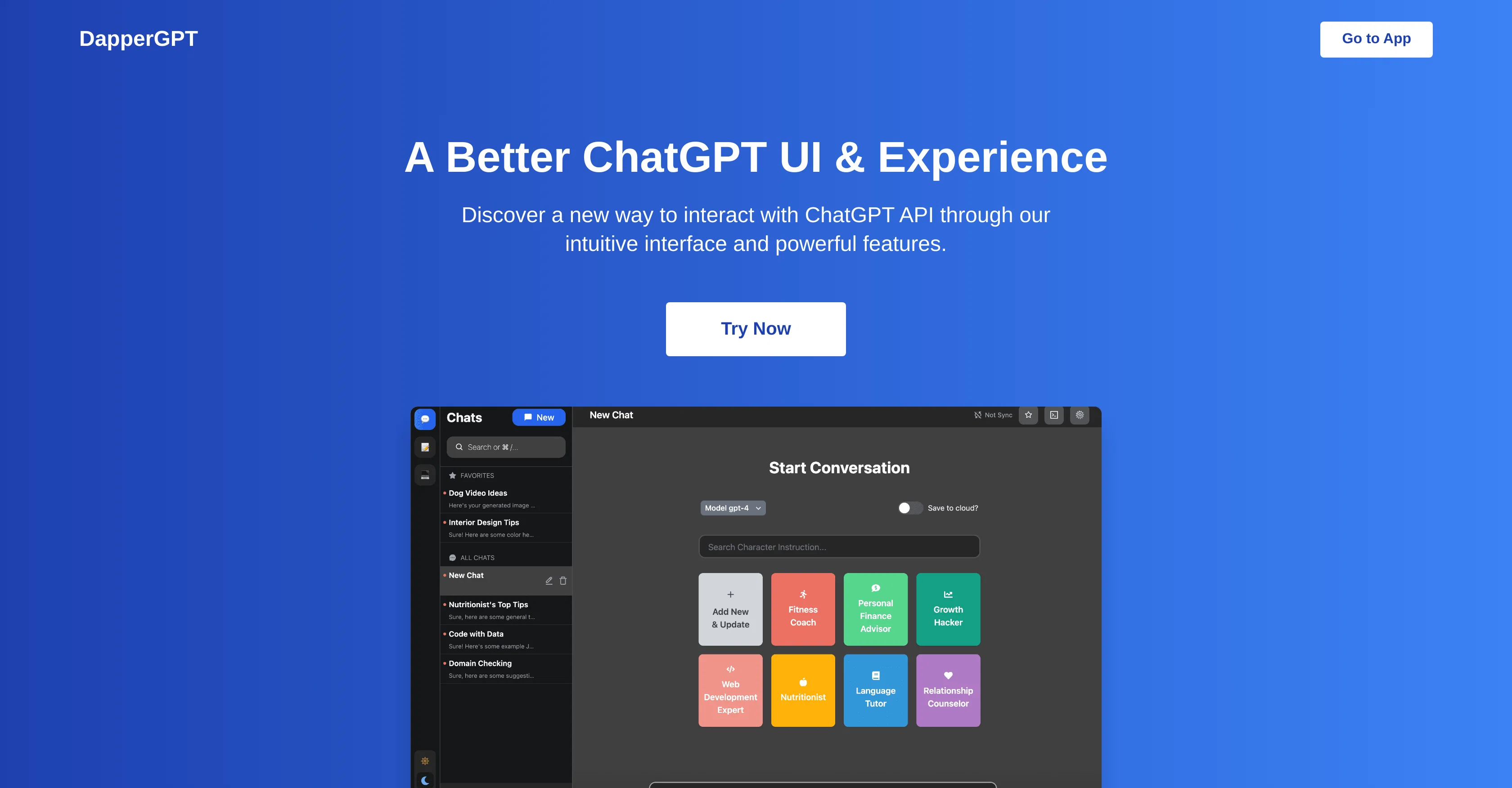 DapperGPT screenshot