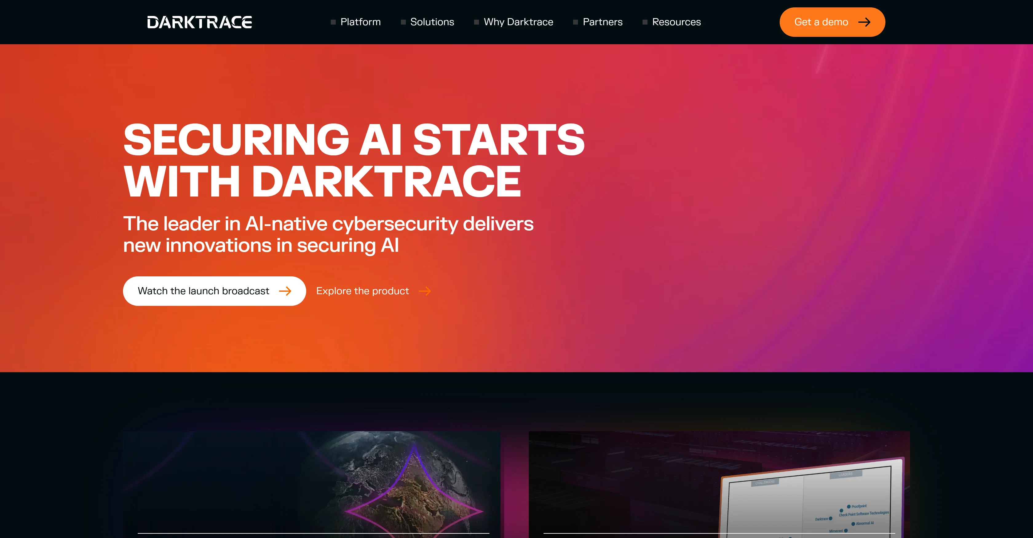Darktrace screenshot