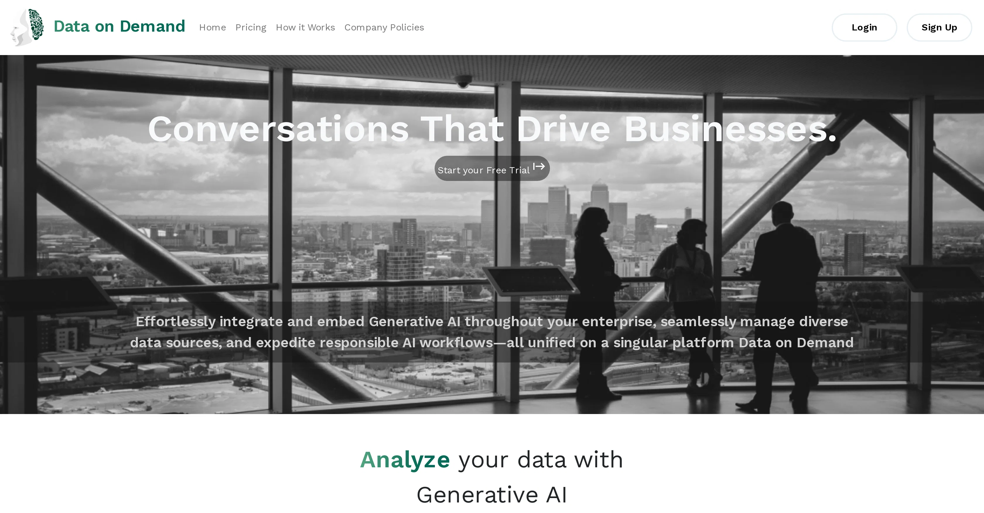 Data on Demand screenshot