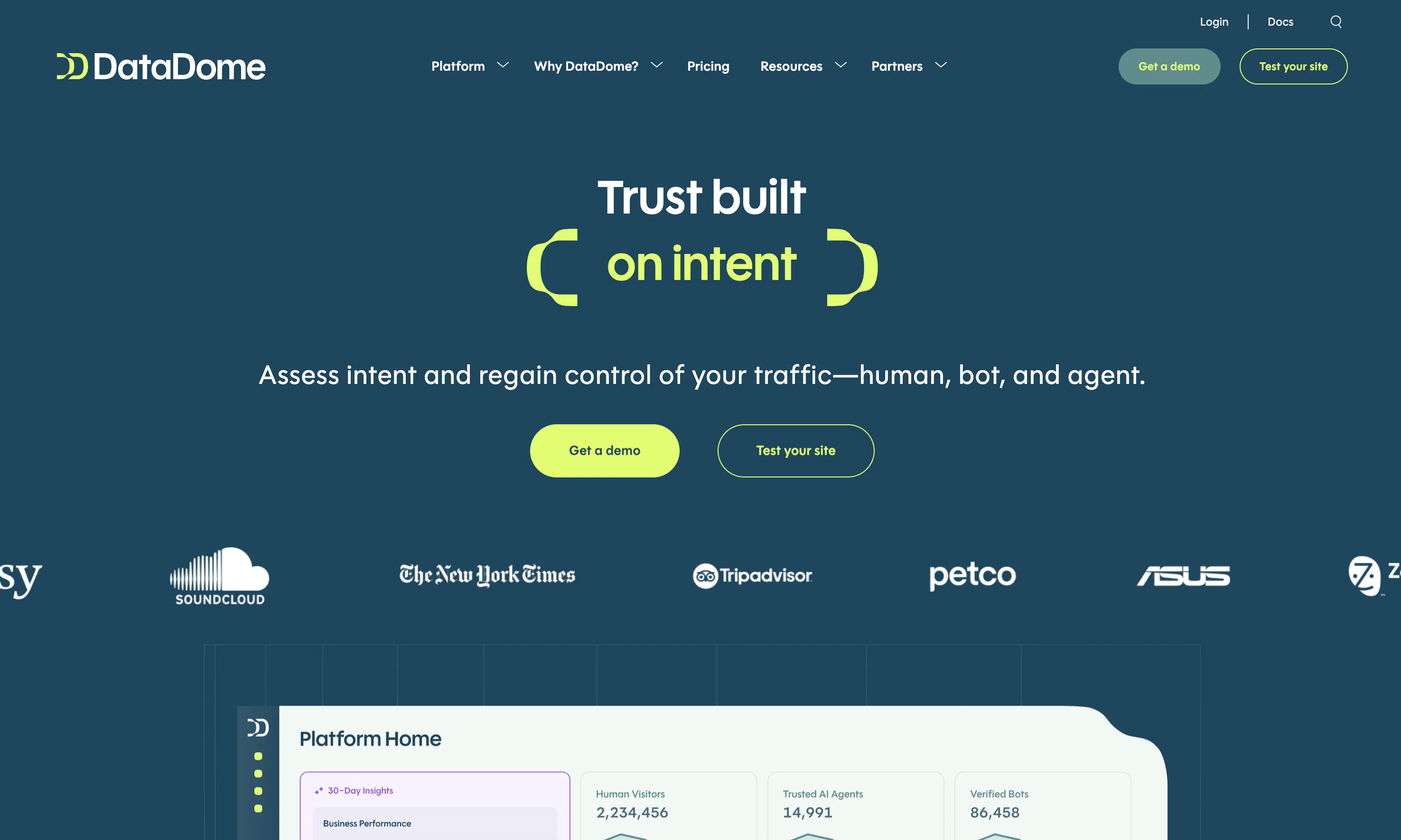 Datadome screenshot