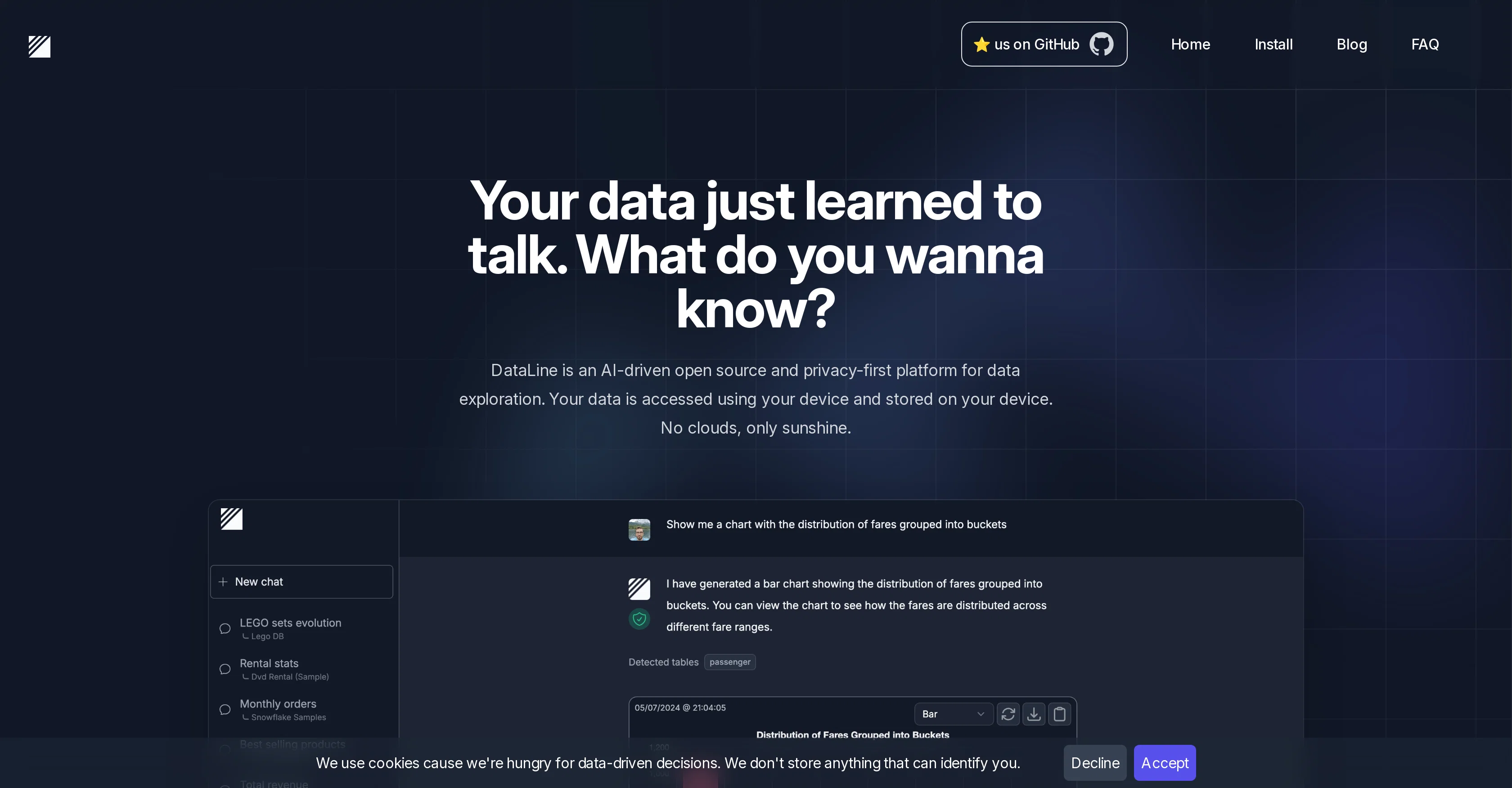 DataLine screenshot