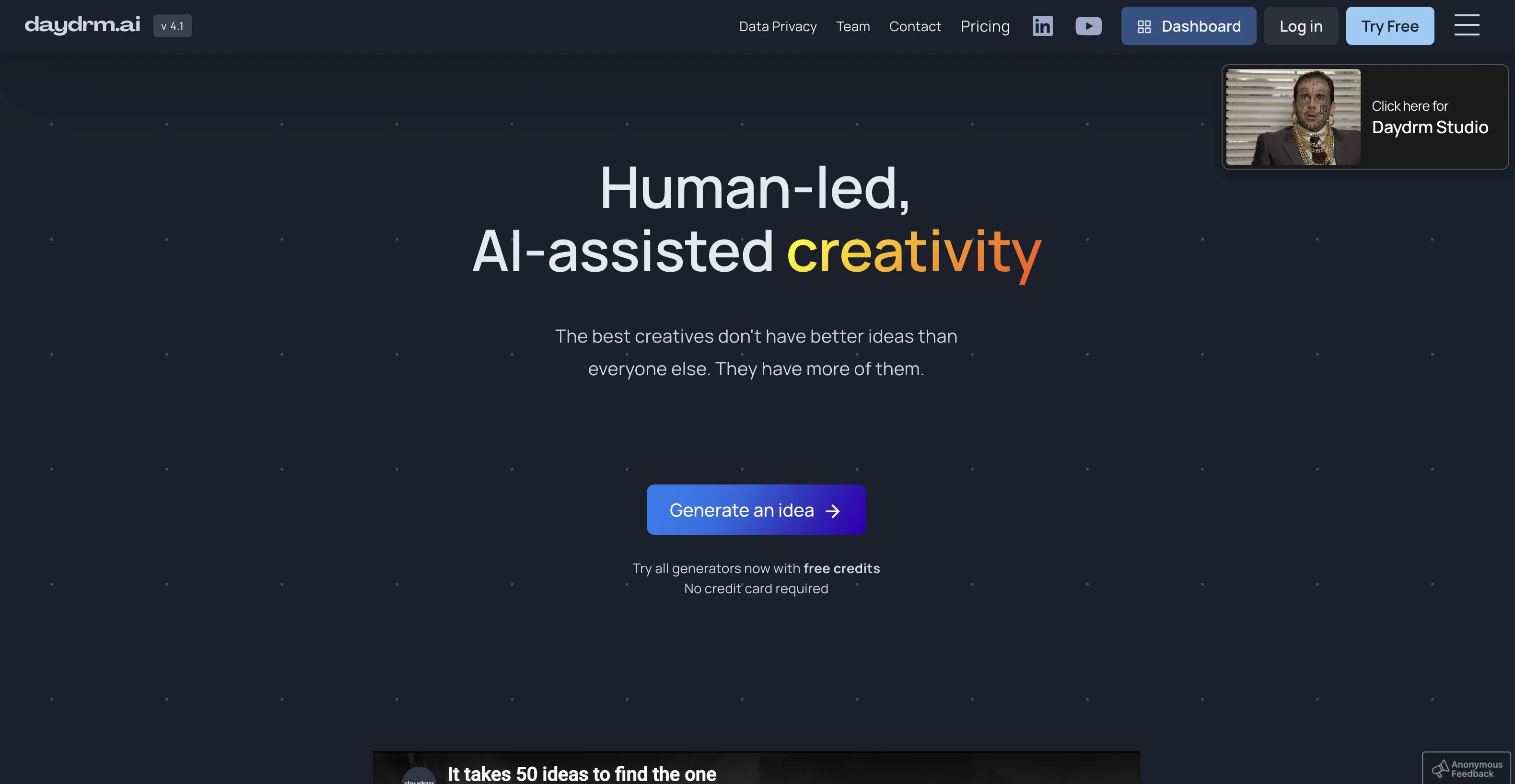Daydrm.ai screenshot