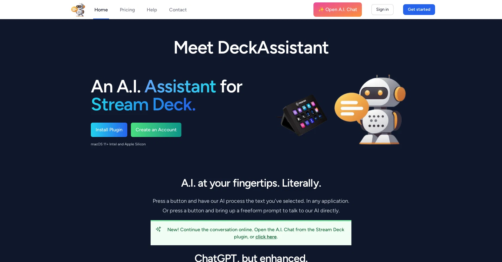DeckAssistant screenshot