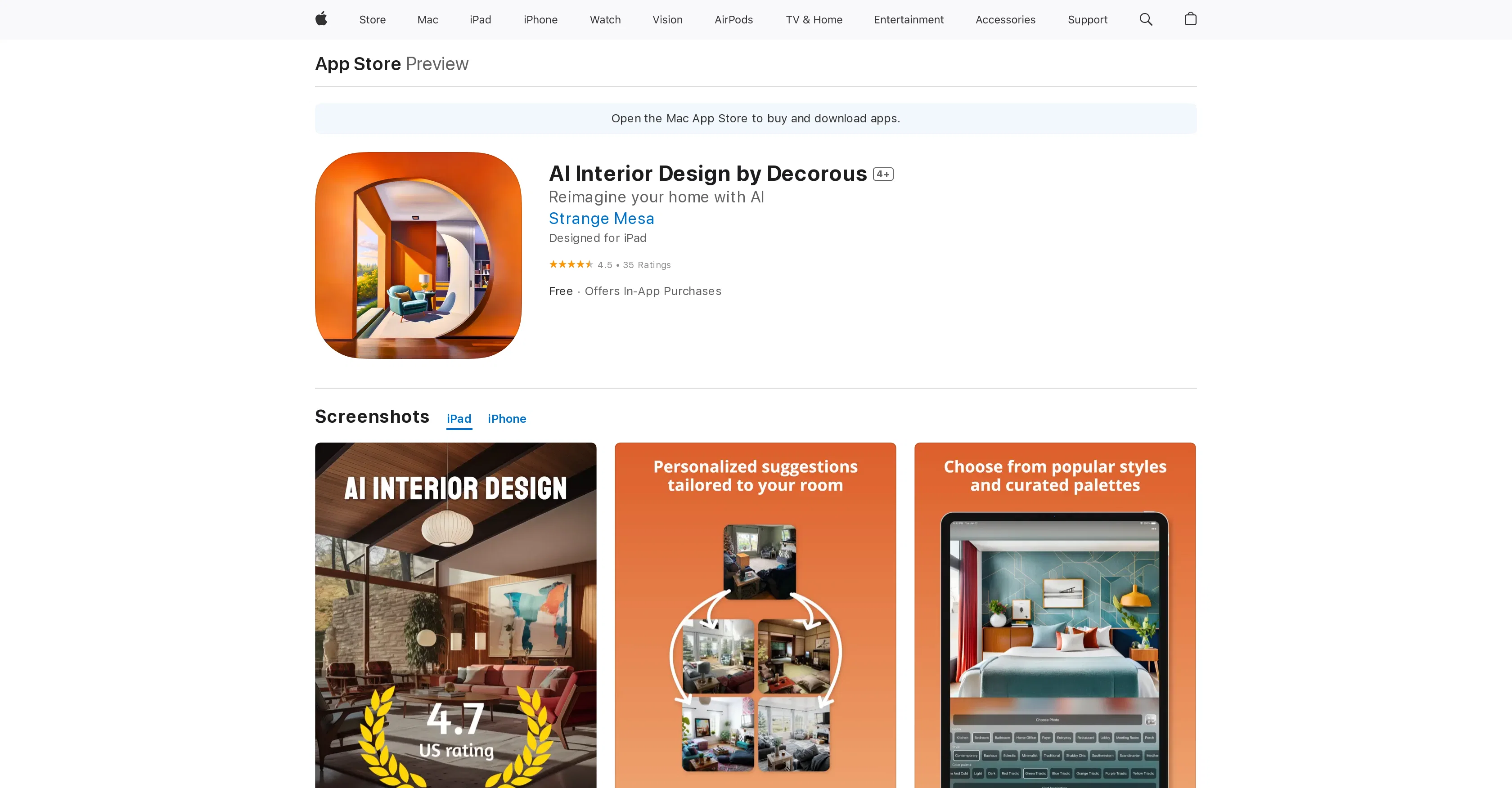 Decorous: AI Home Makeovers screenshot