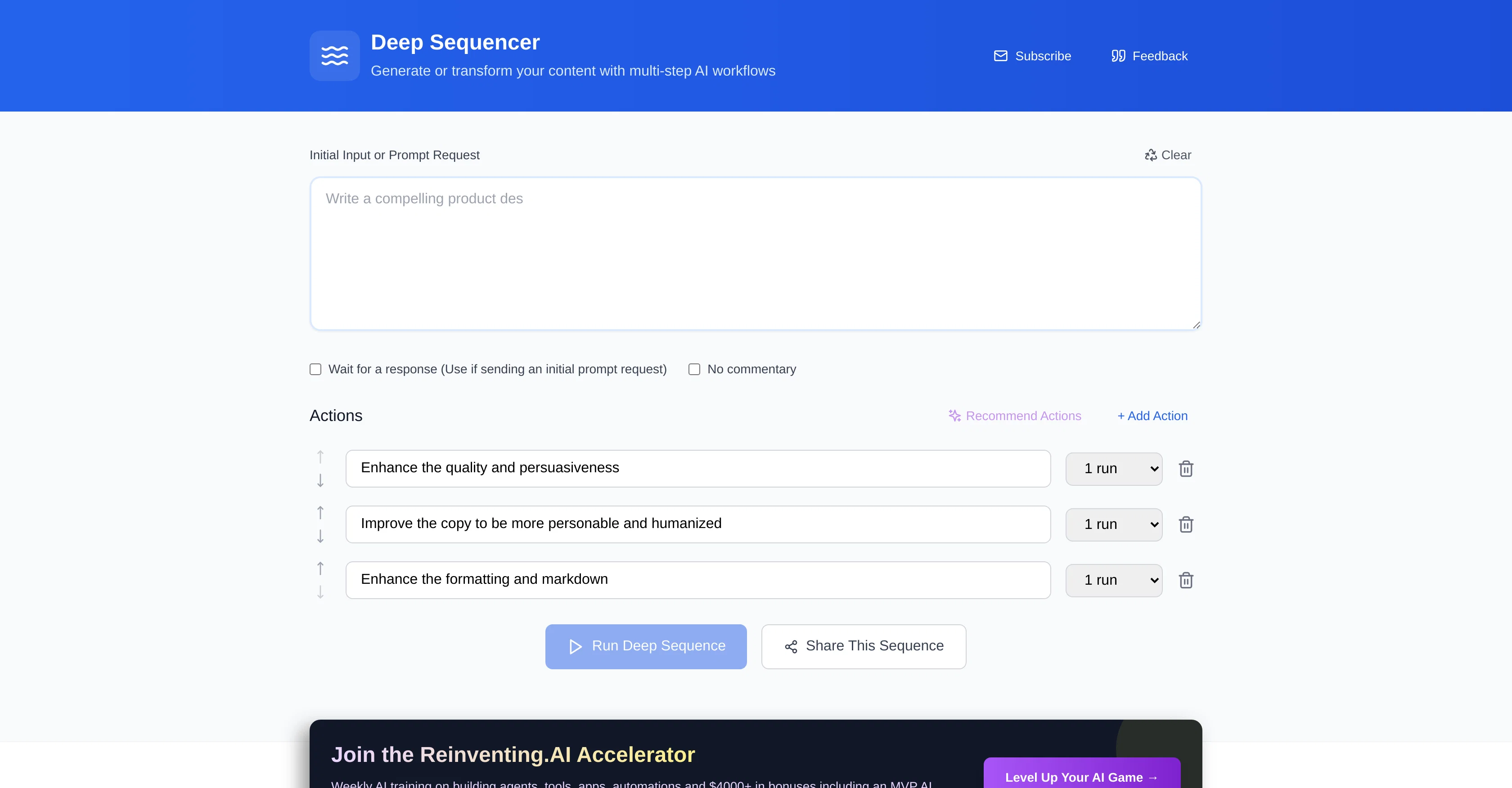 Deep Sequencer screenshot