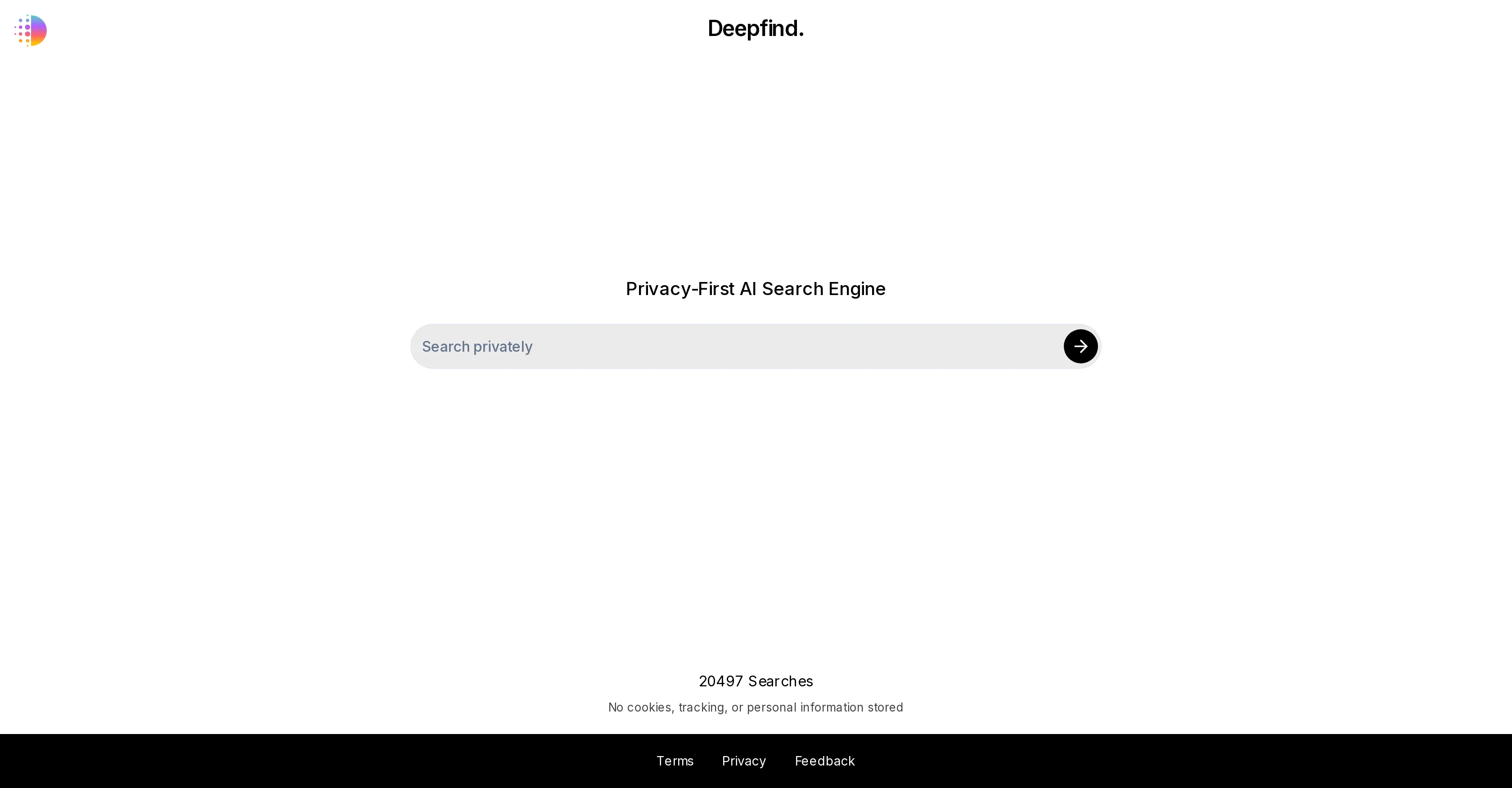 Deepfind screenshot