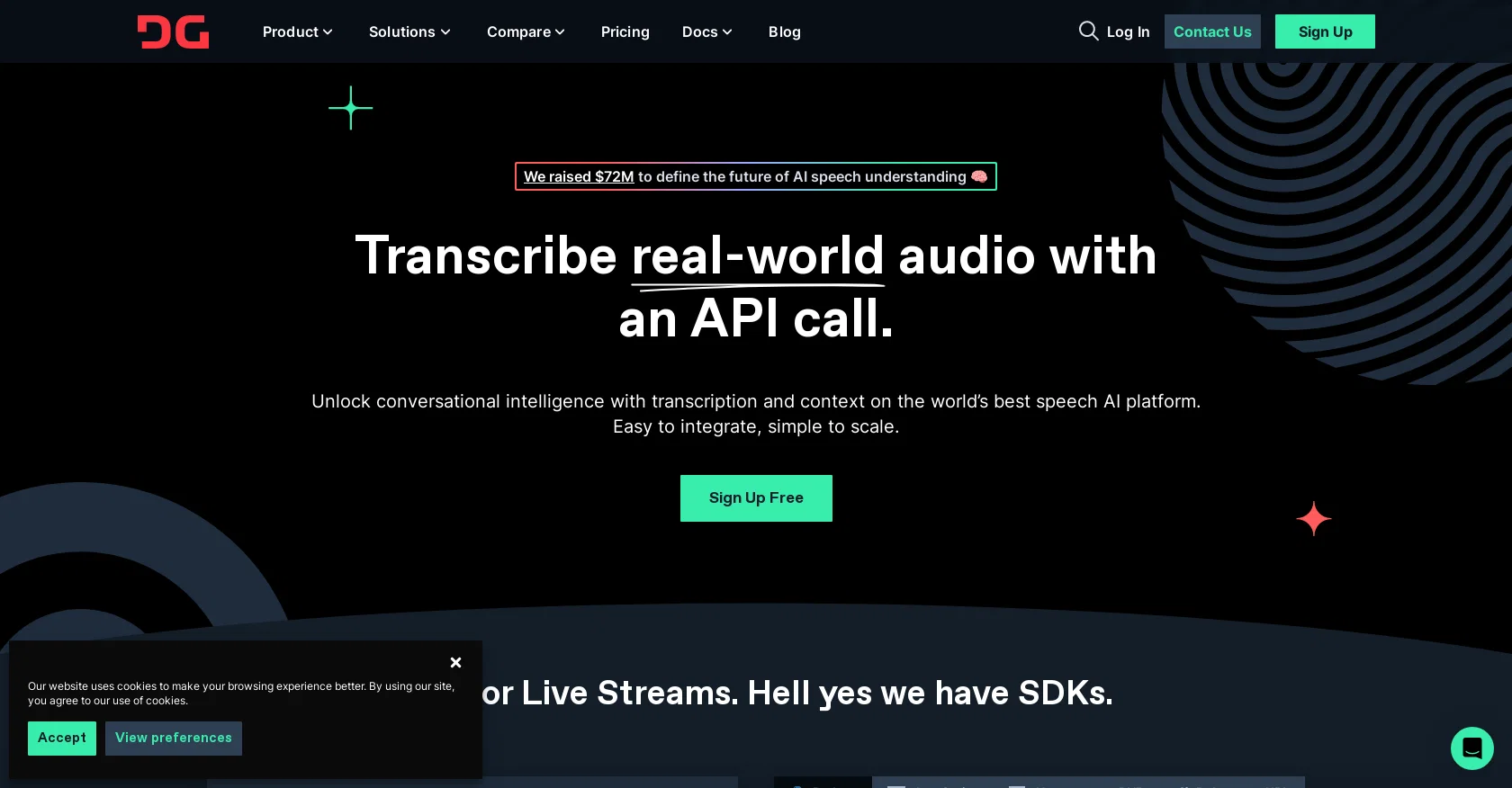 Deepgram screenshot