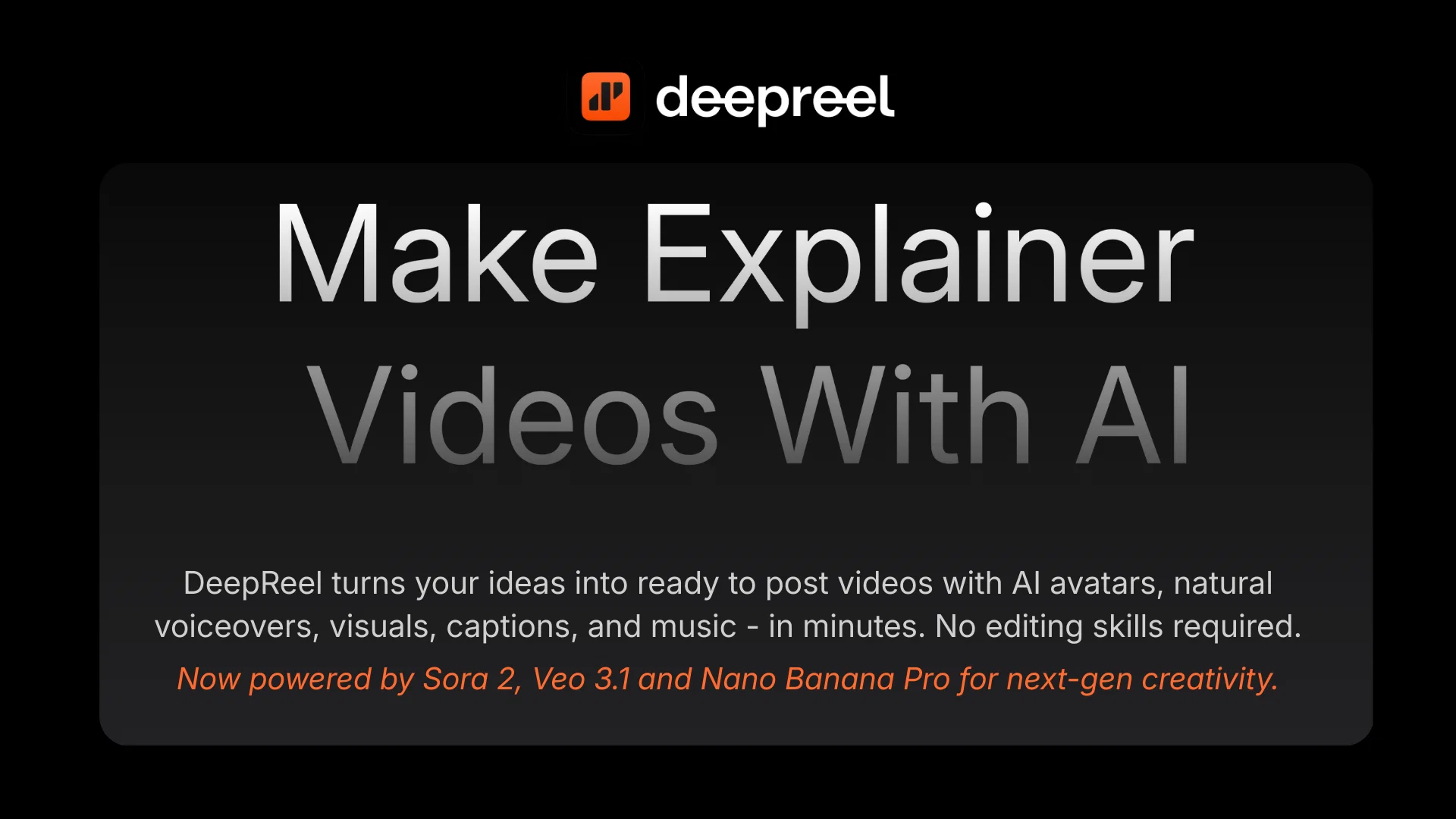 DeepReelv2.0 screenshot