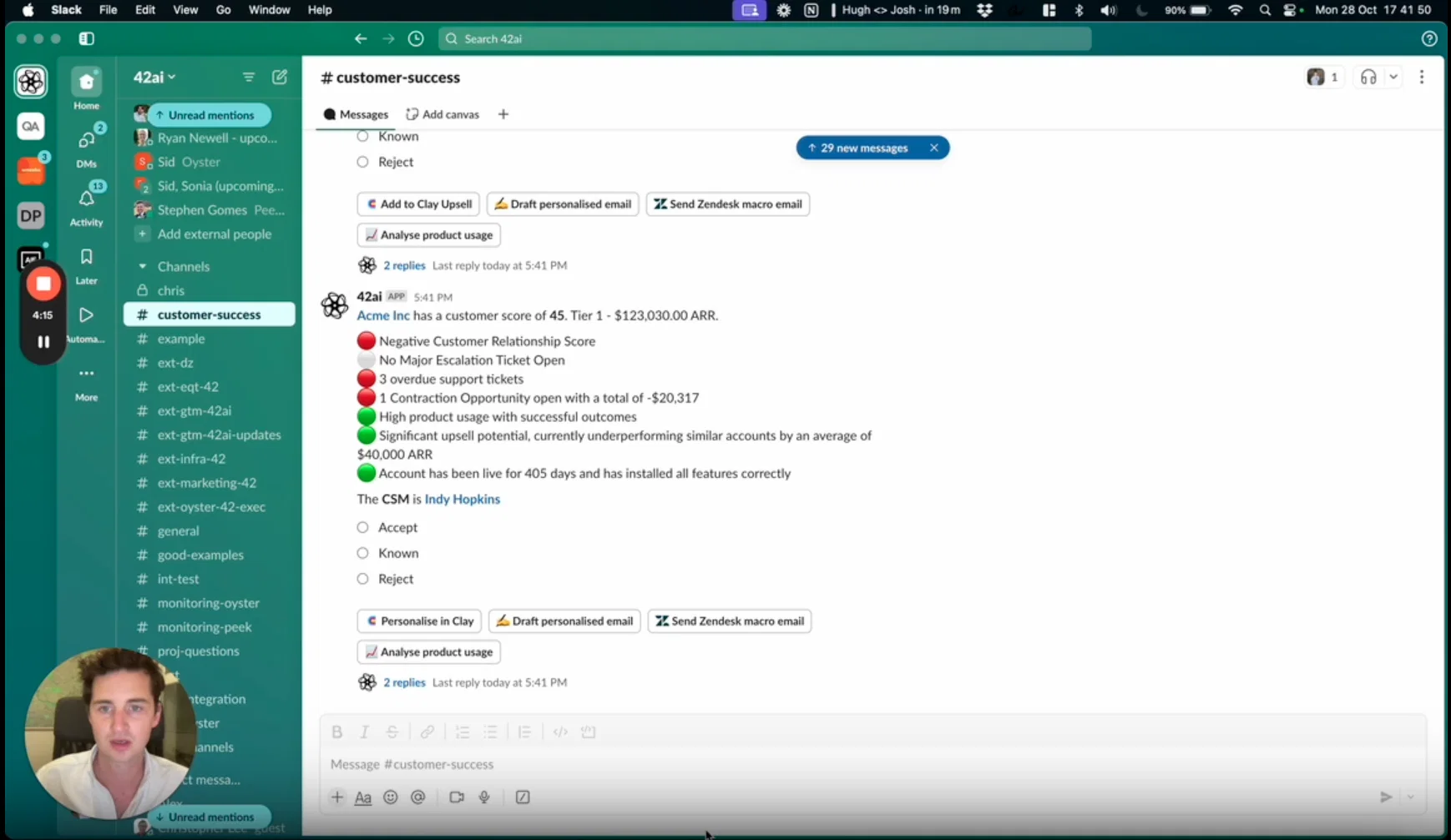 Delegate screenshot
