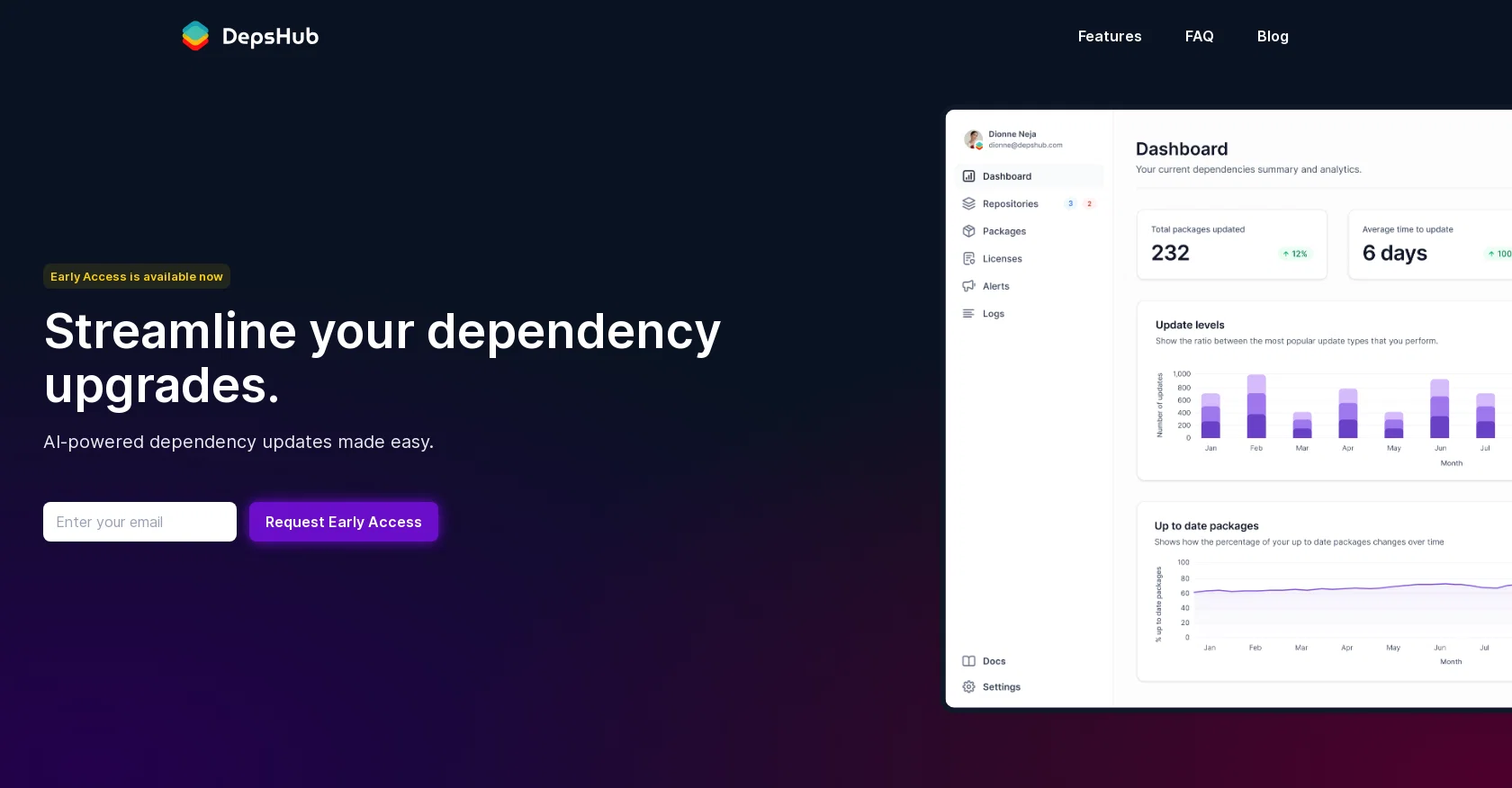 Depshub screenshot