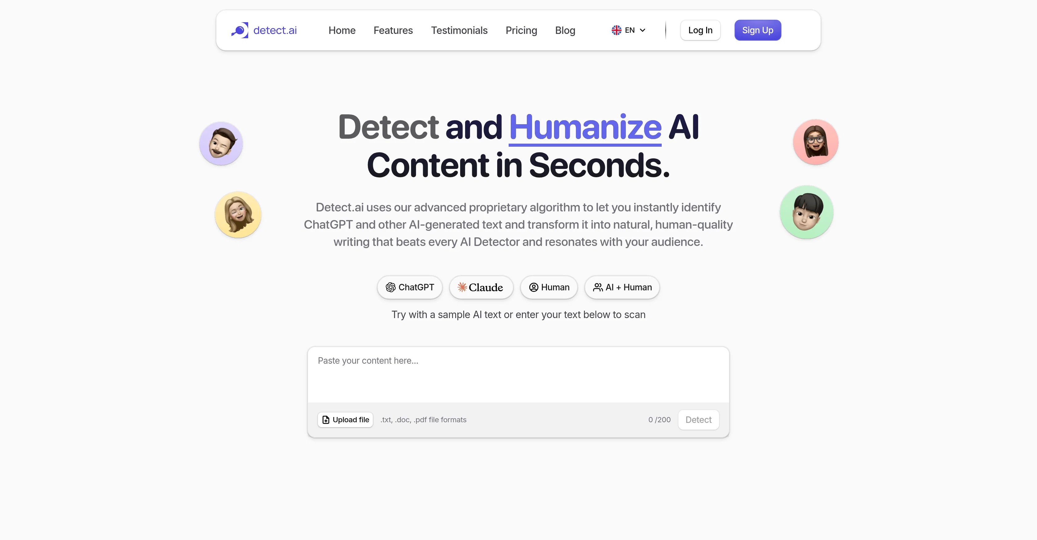 Detect.ai screenshot