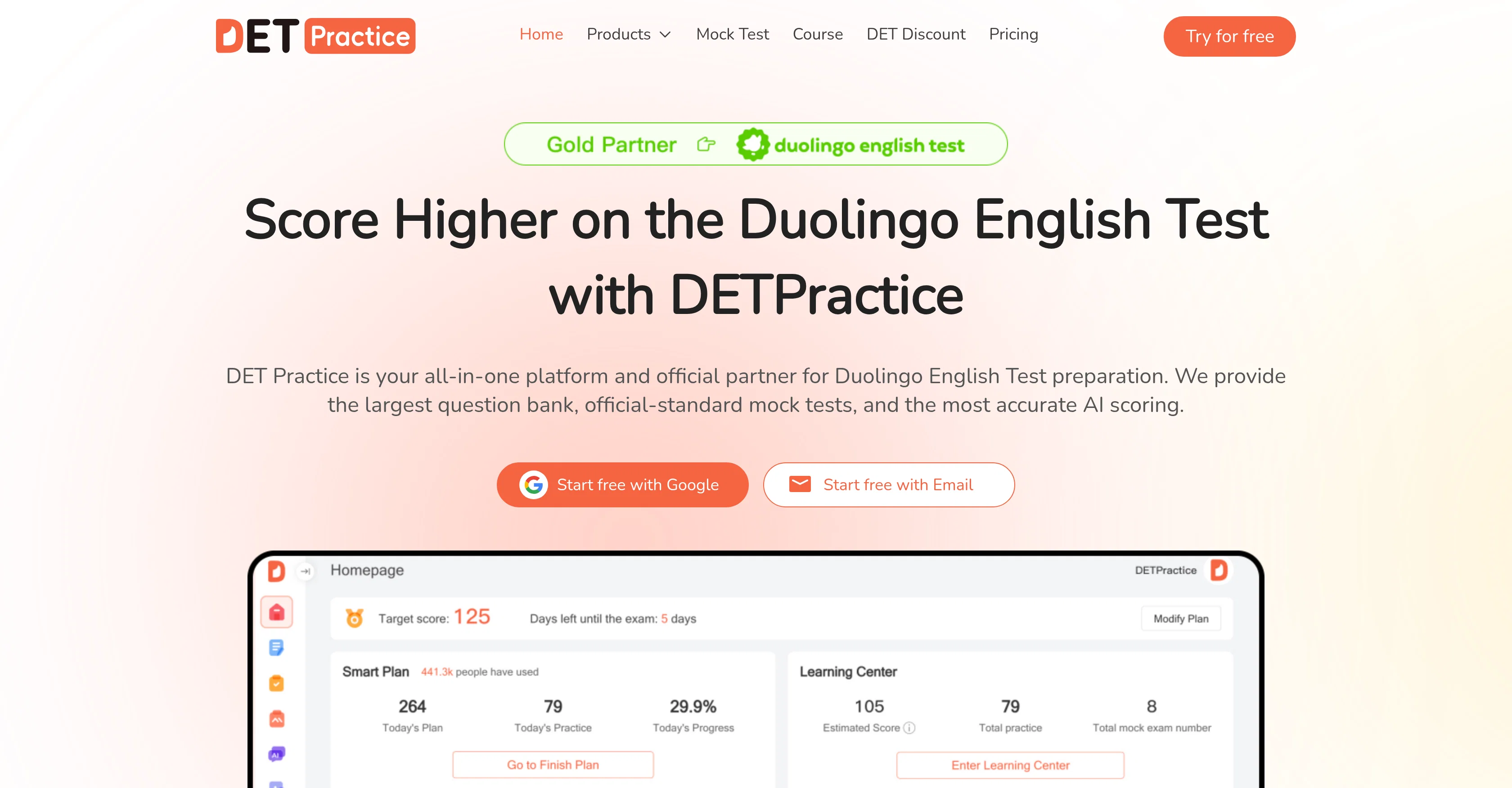 DETPractice screenshot