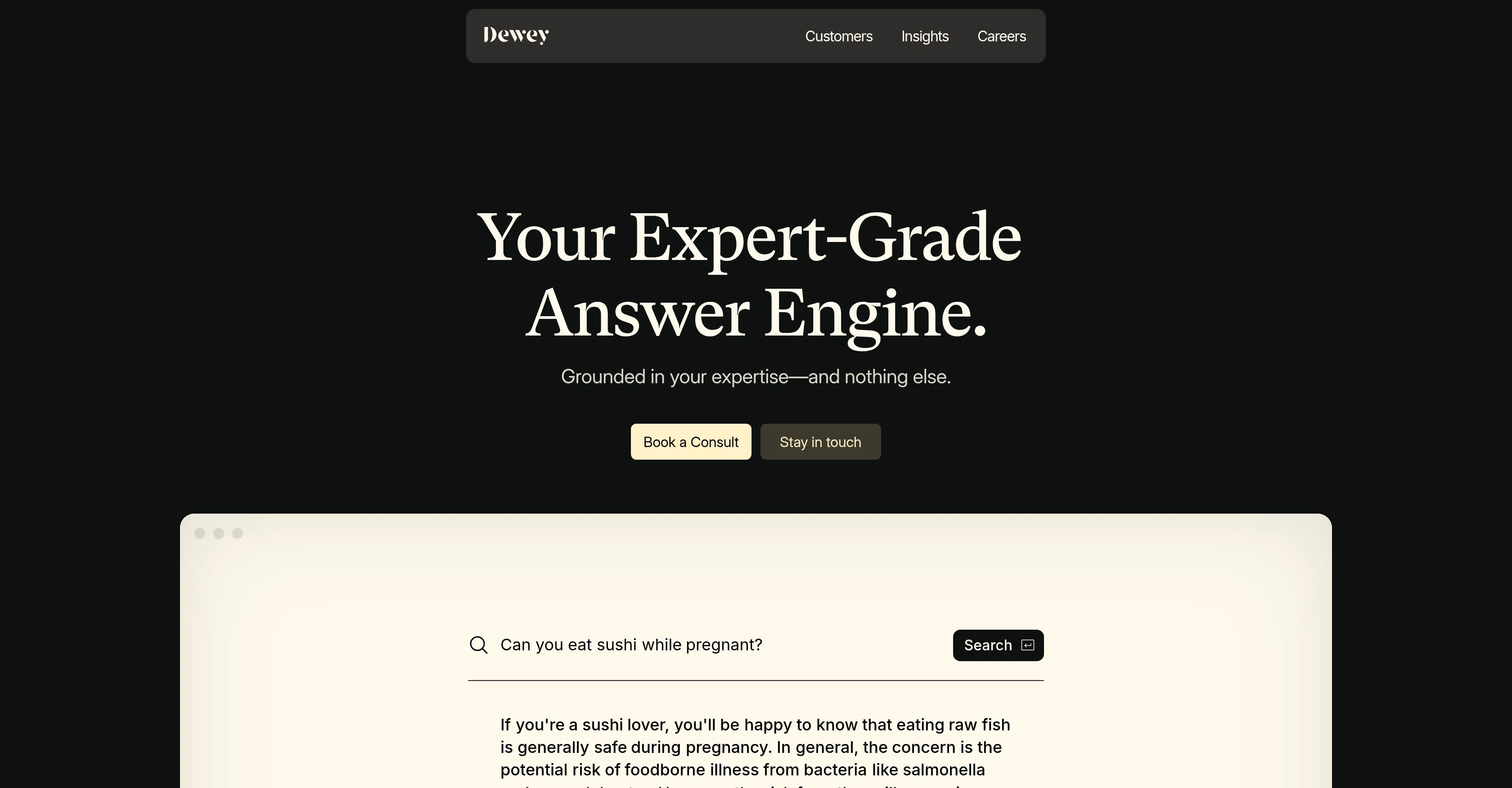 Dewey screenshot