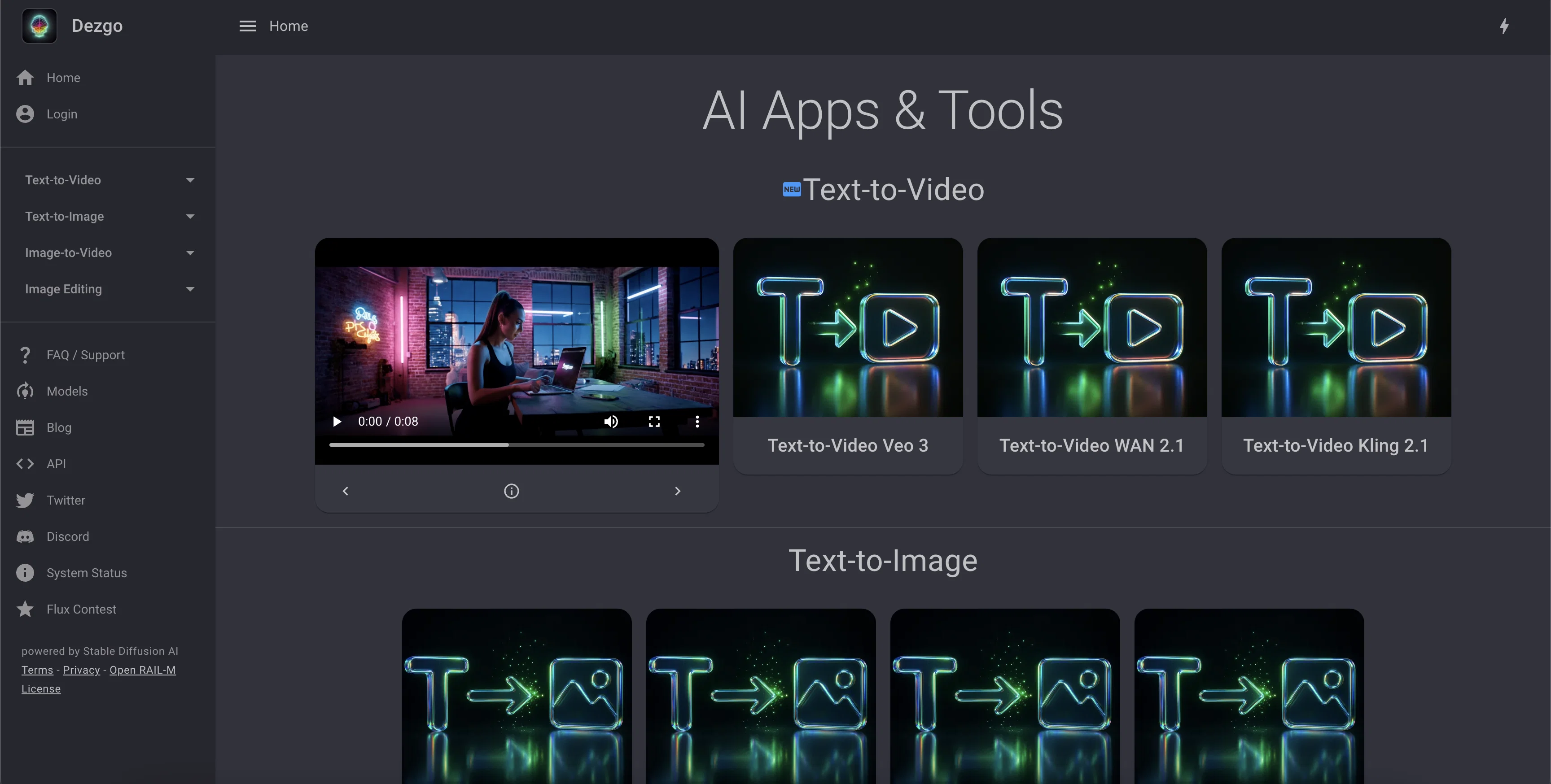 Dezgo screenshot