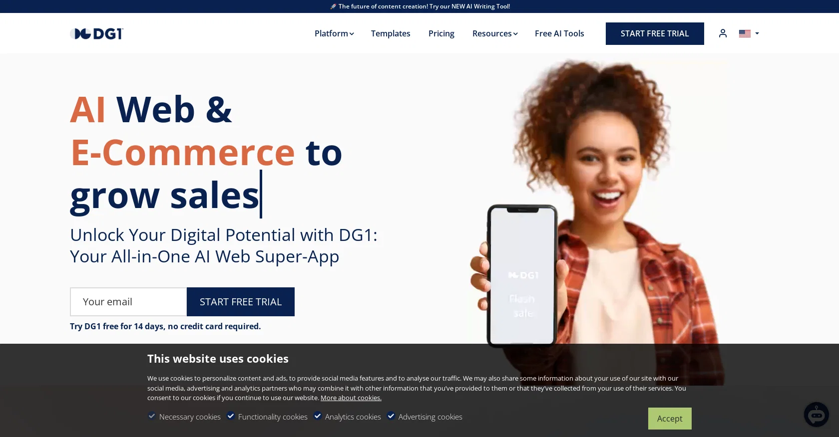 DG1.com screenshot