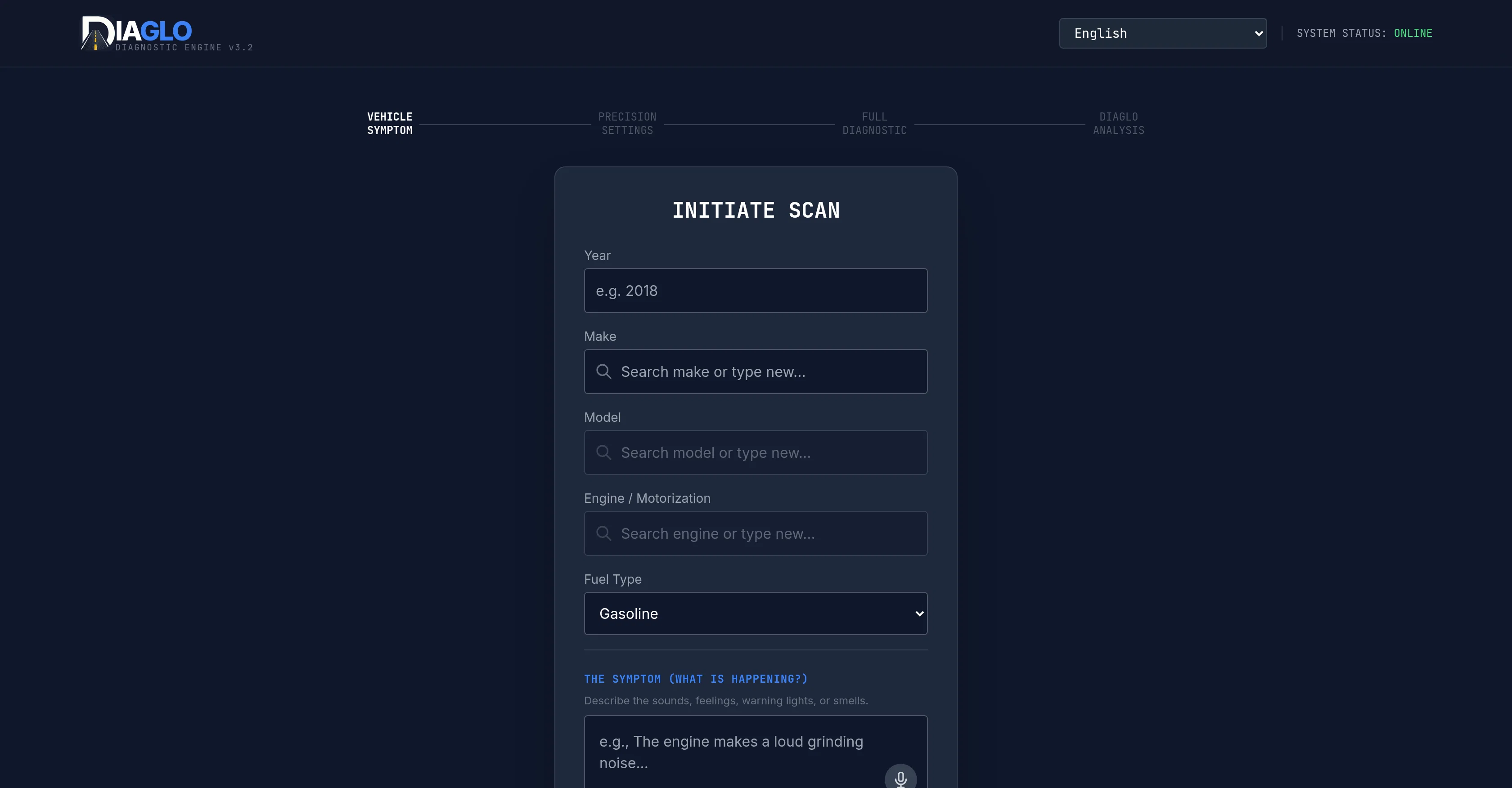 DIAGLO screenshot