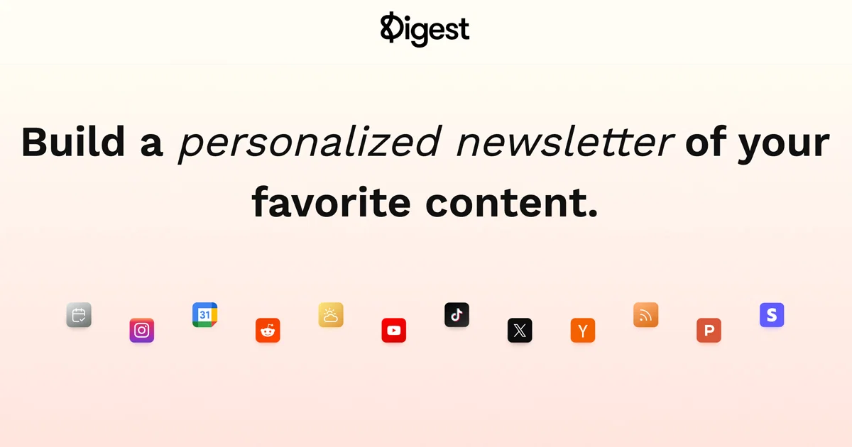 Digest screenshot