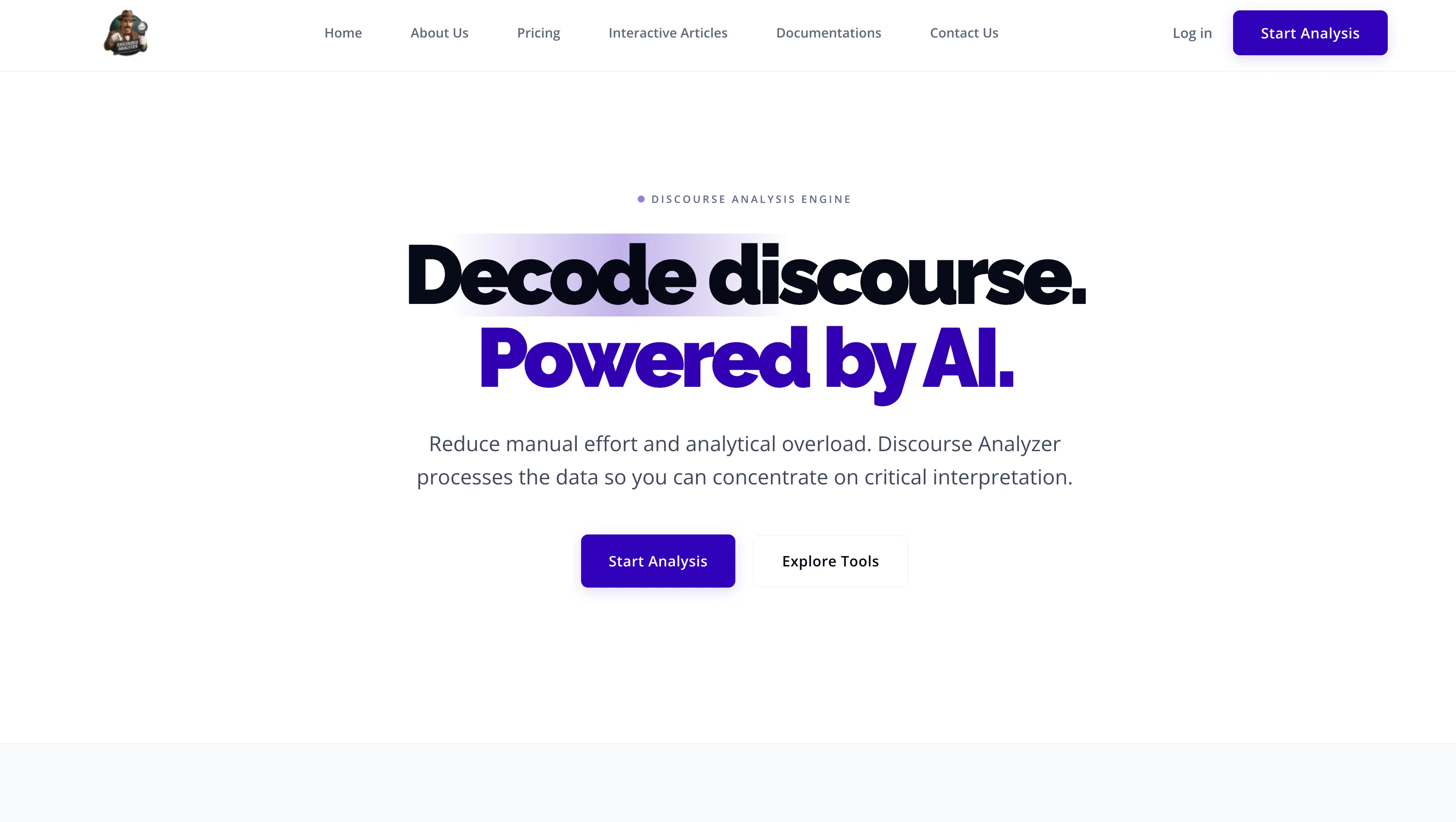 Discourse Analyzer screenshot