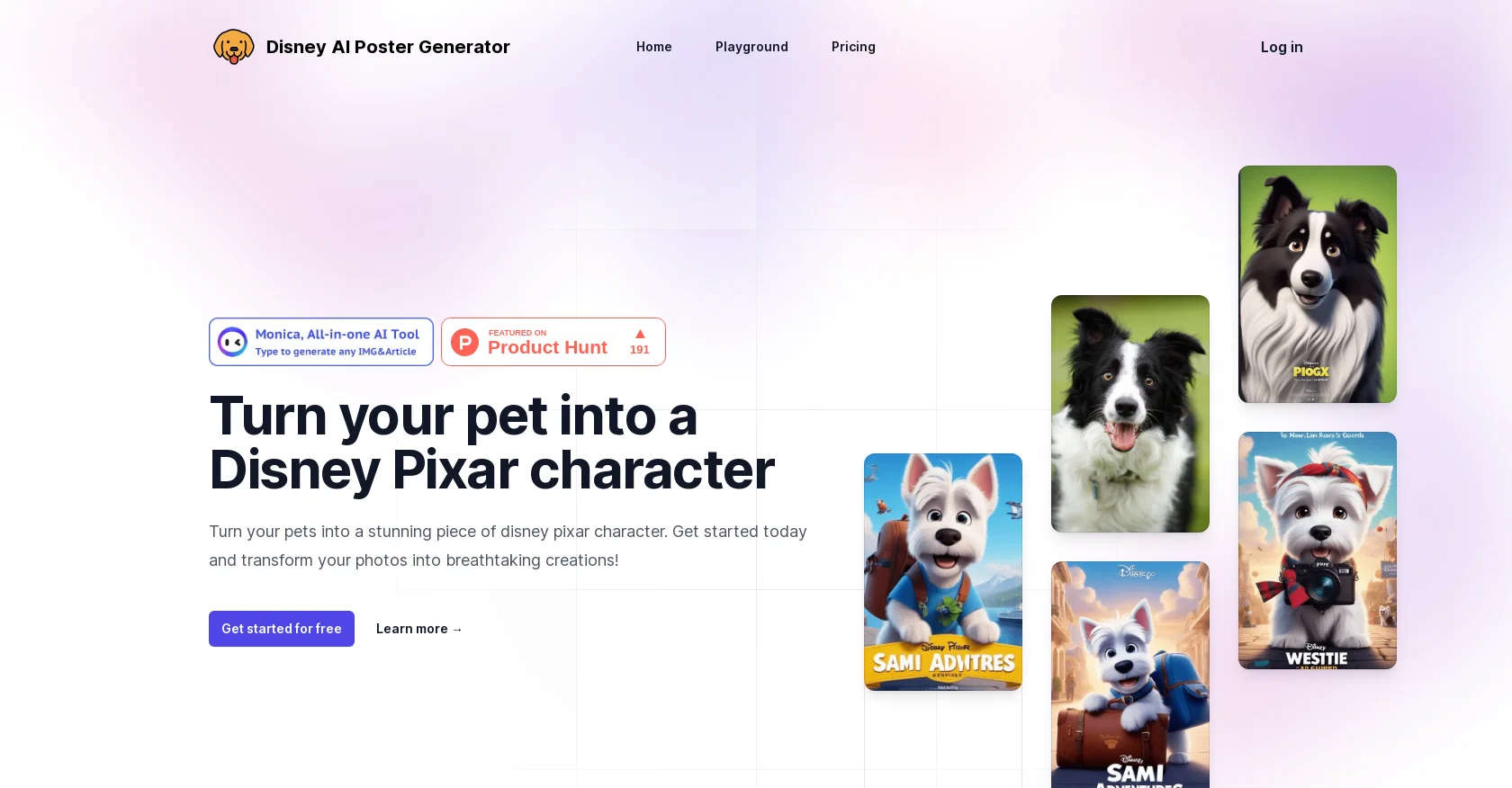 Disney AI Poster screenshot