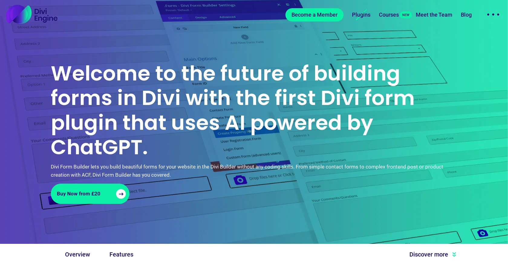 Divi Form Builder screenshot