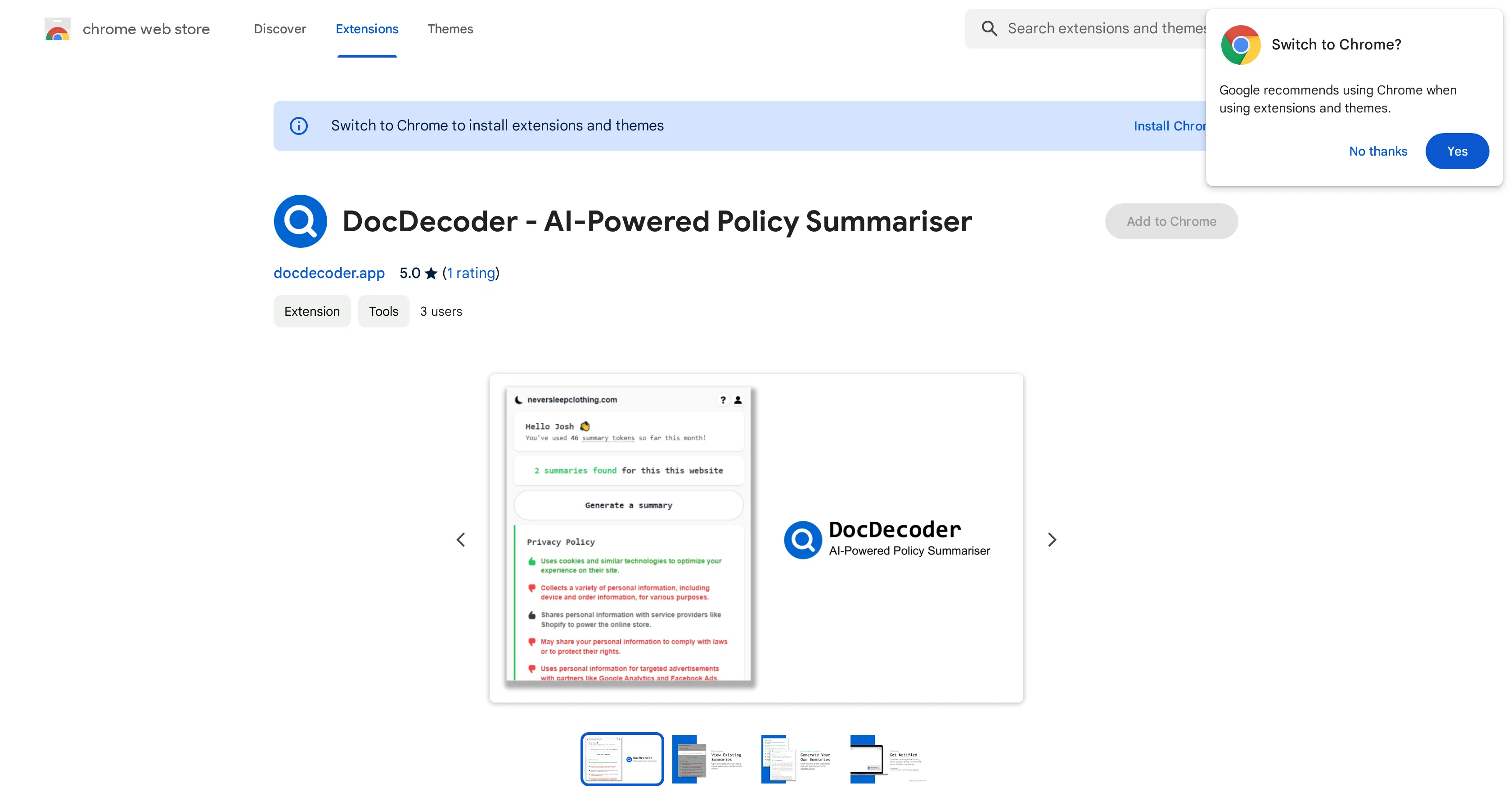 DocDecoder screenshot