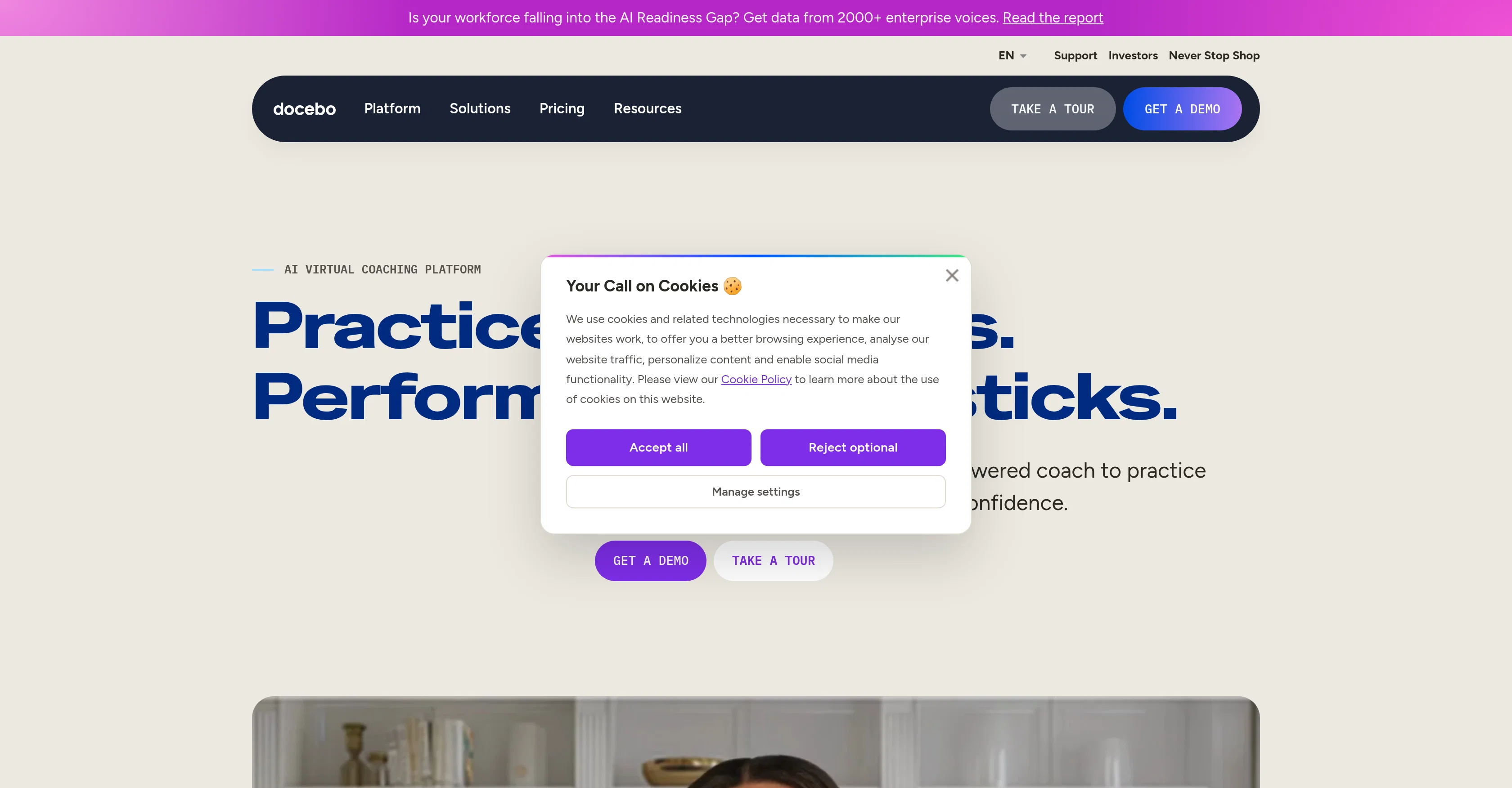 Docebo screenshot