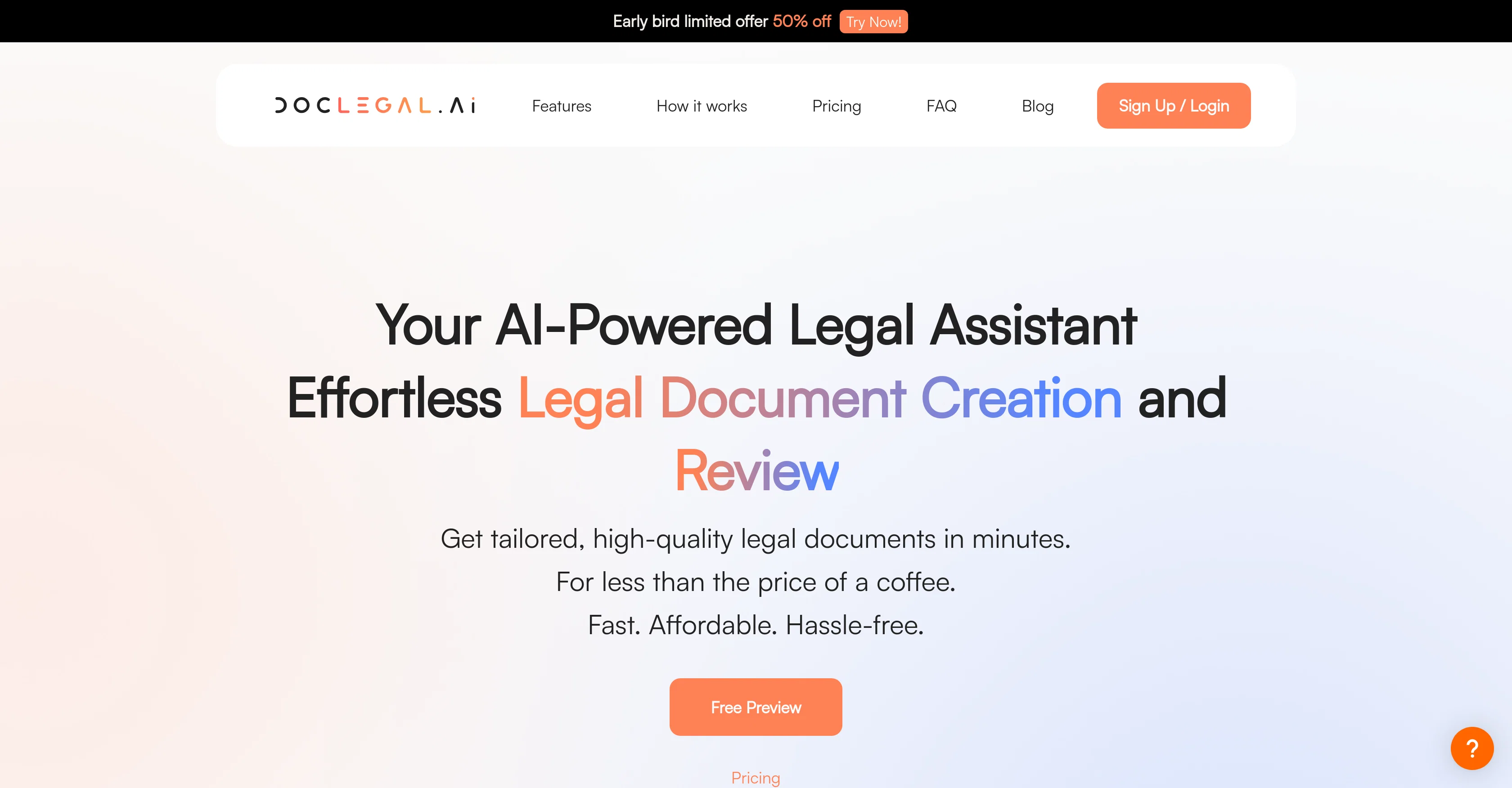 DocLegal.ai screenshot