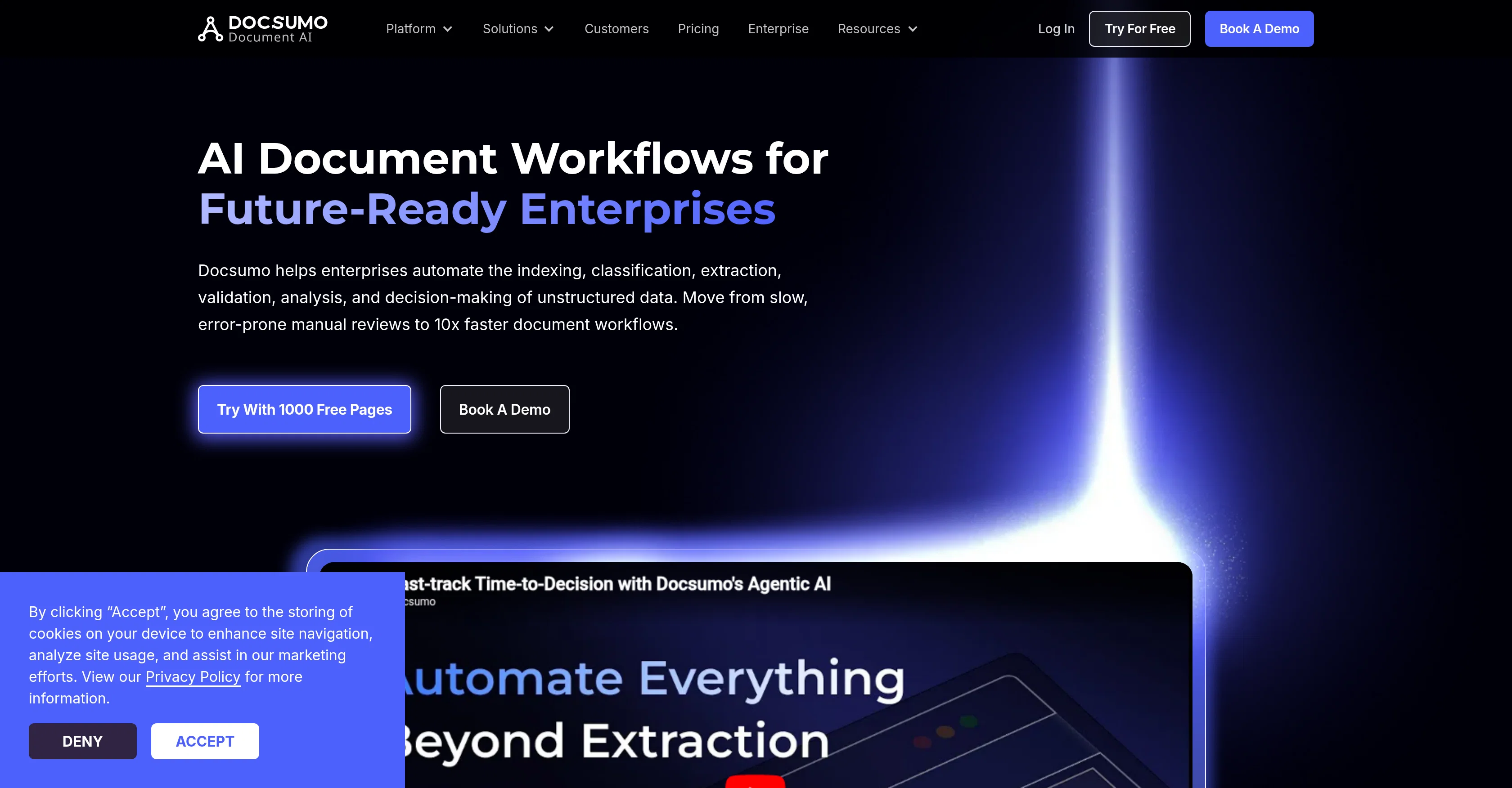 Docsumo screenshot
