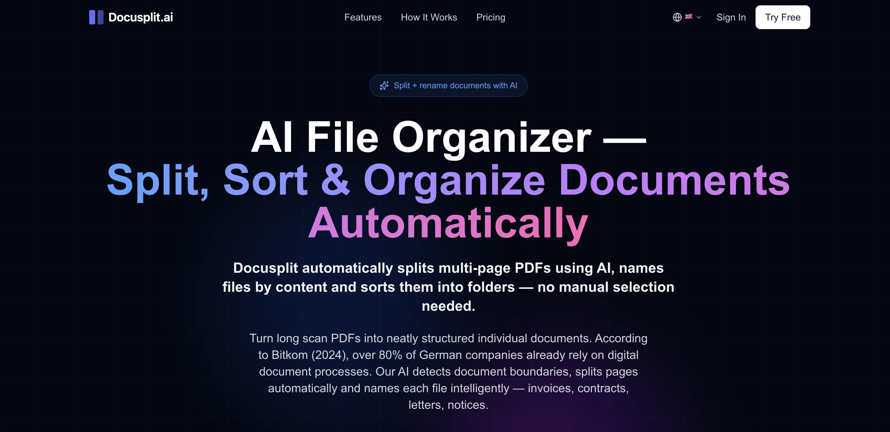 Docusplit AI screenshot