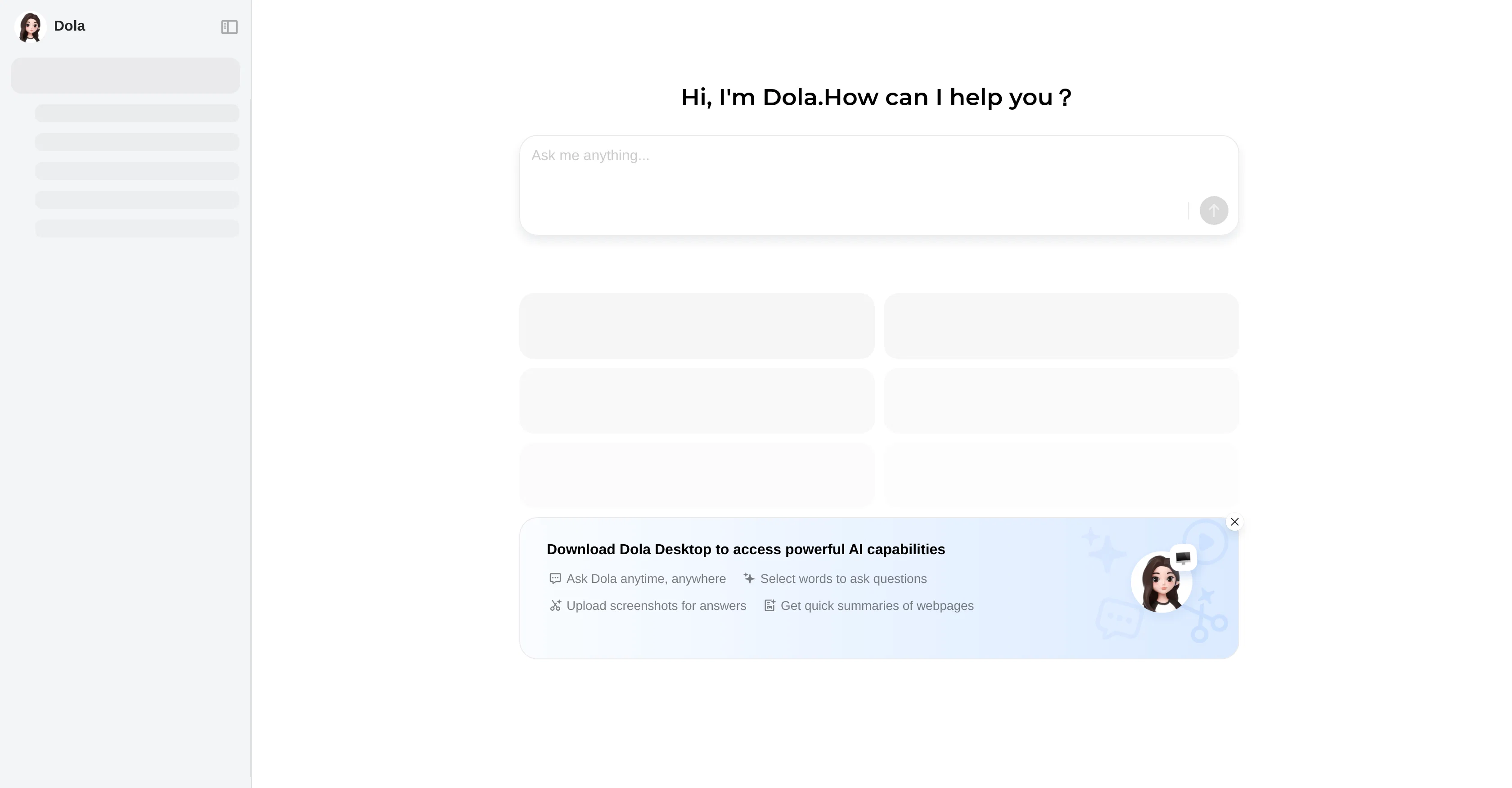 Dola AI screenshot